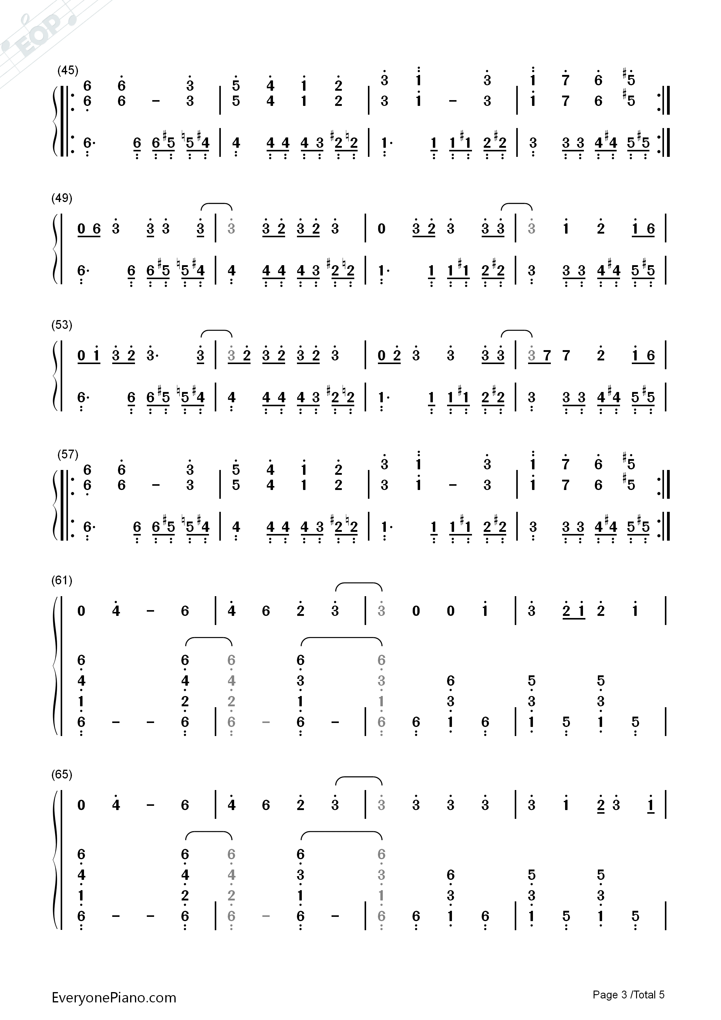 Thought_Contagion钢琴简谱_Muse演唱