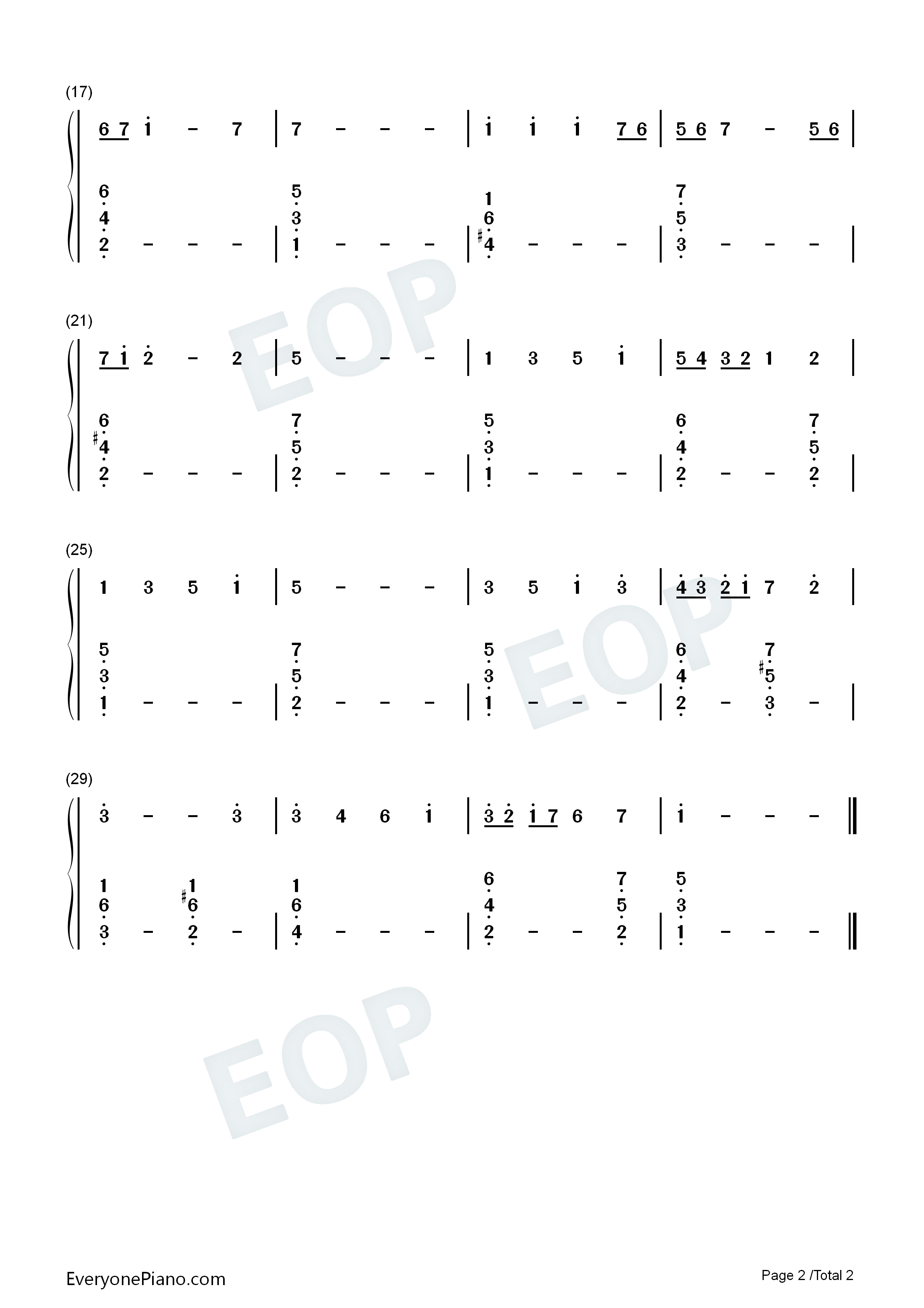 Have_Yourself_a_Merry_Little_Christmas钢琴简谱_Judy_Garland演唱