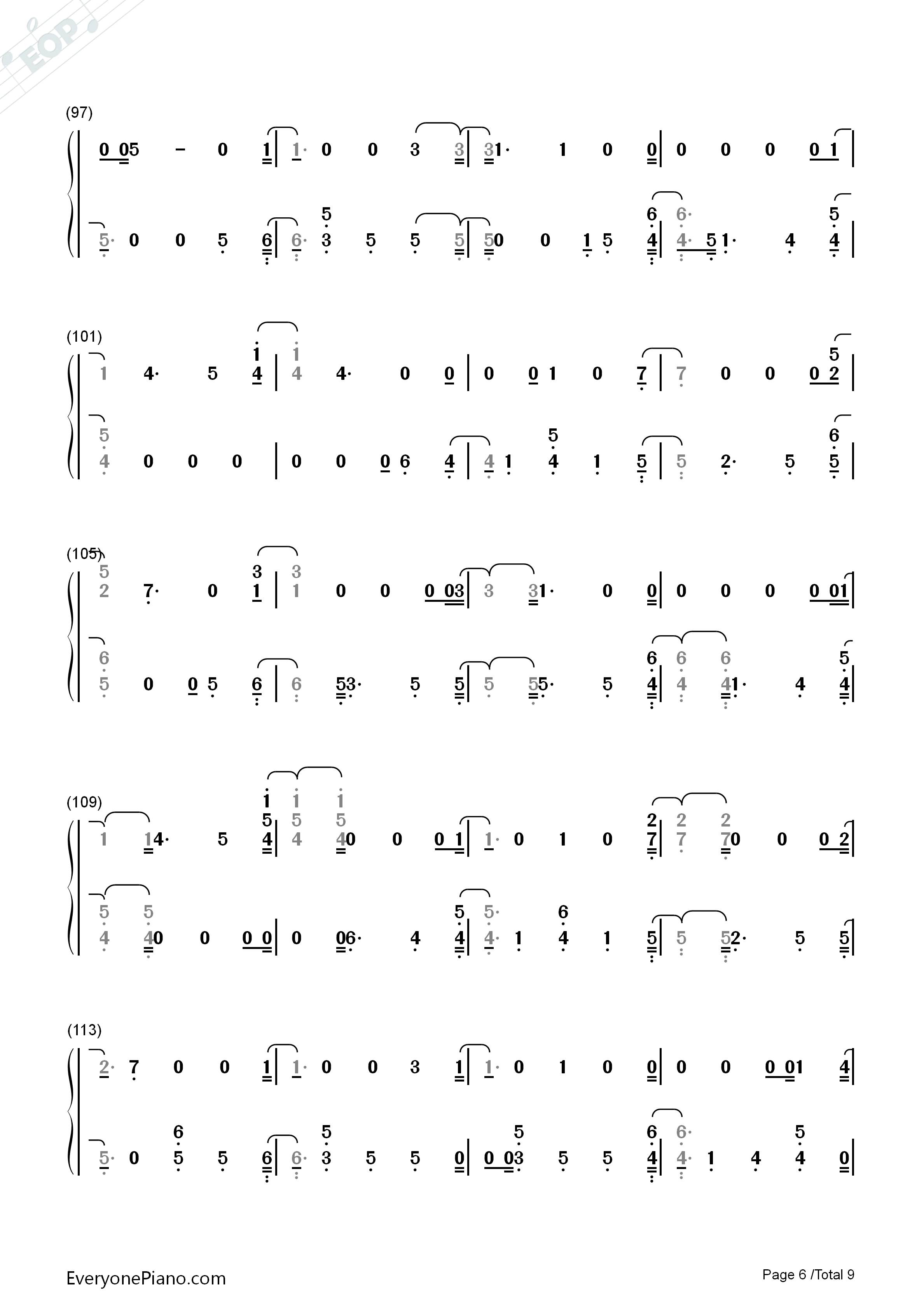 My_My_My钢琴简谱_Troye_Sivan演唱