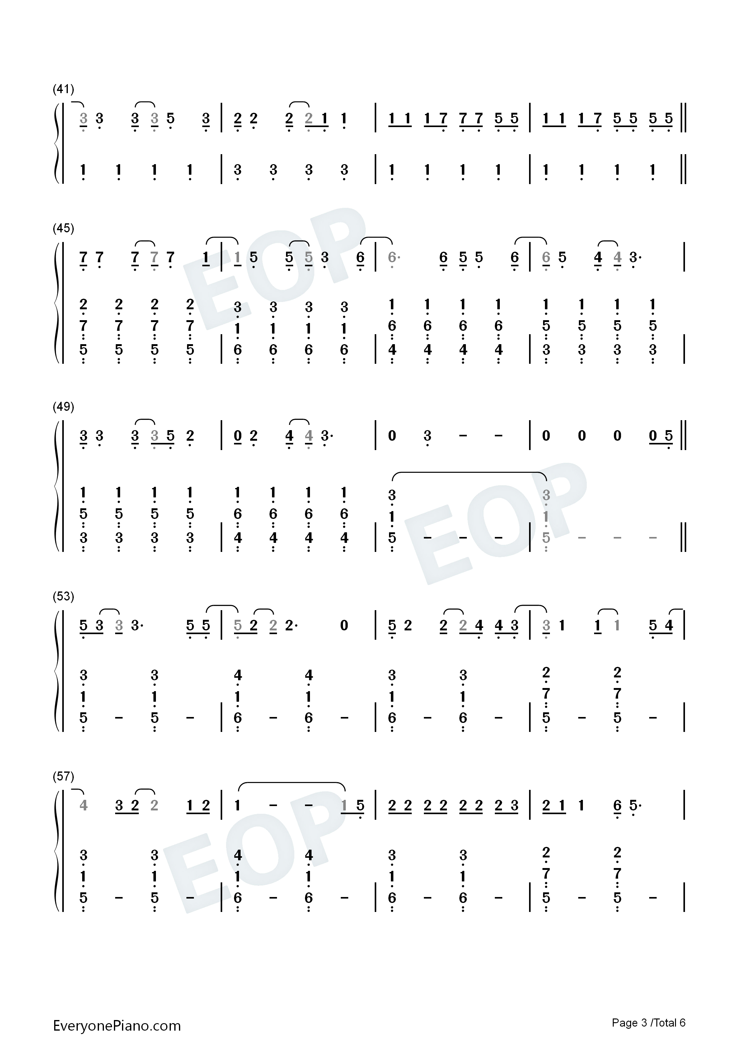 Black_and_White钢琴简谱_Niall_Horan演唱