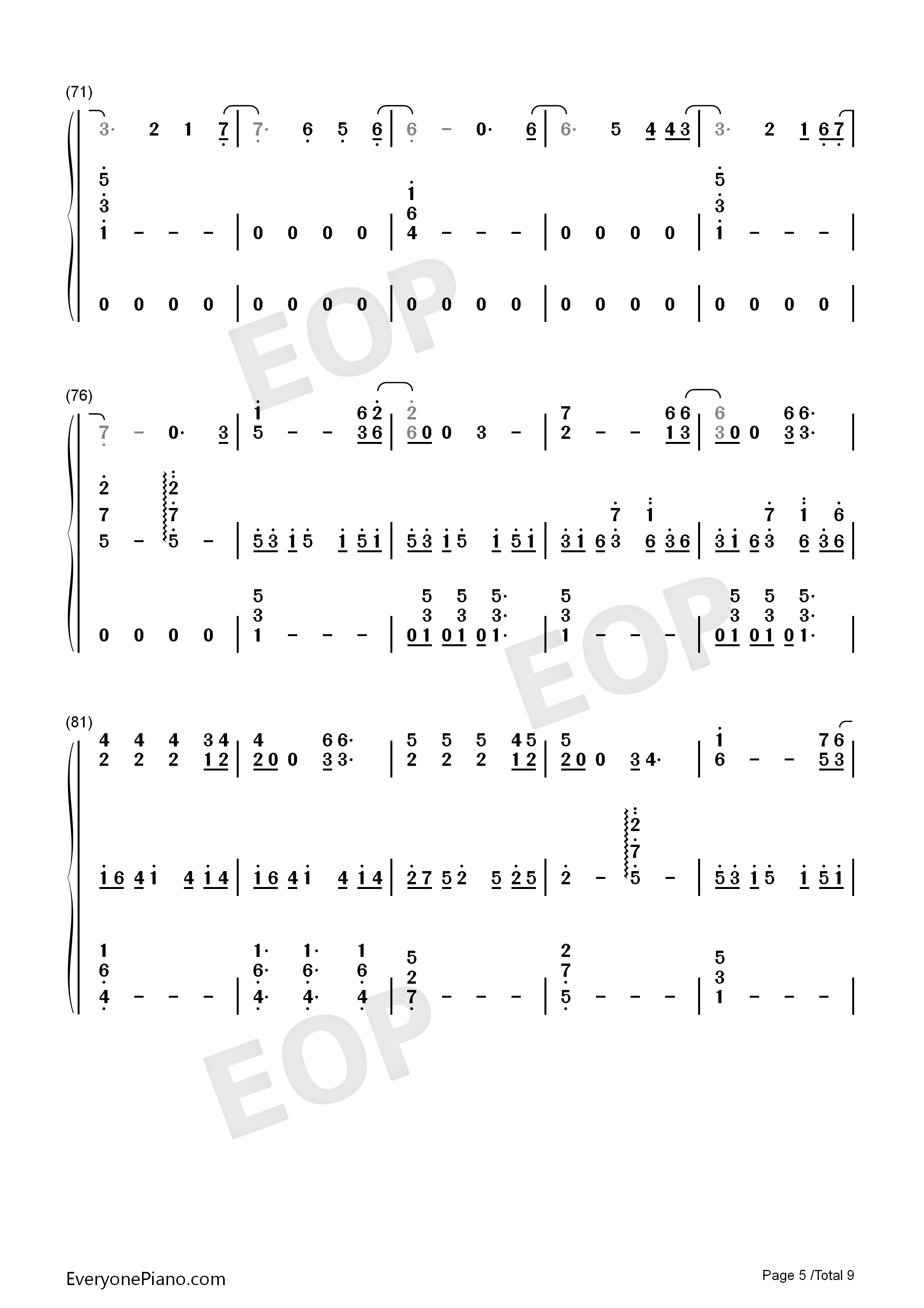 All_of_Me钢琴简谱_John_Legend演唱