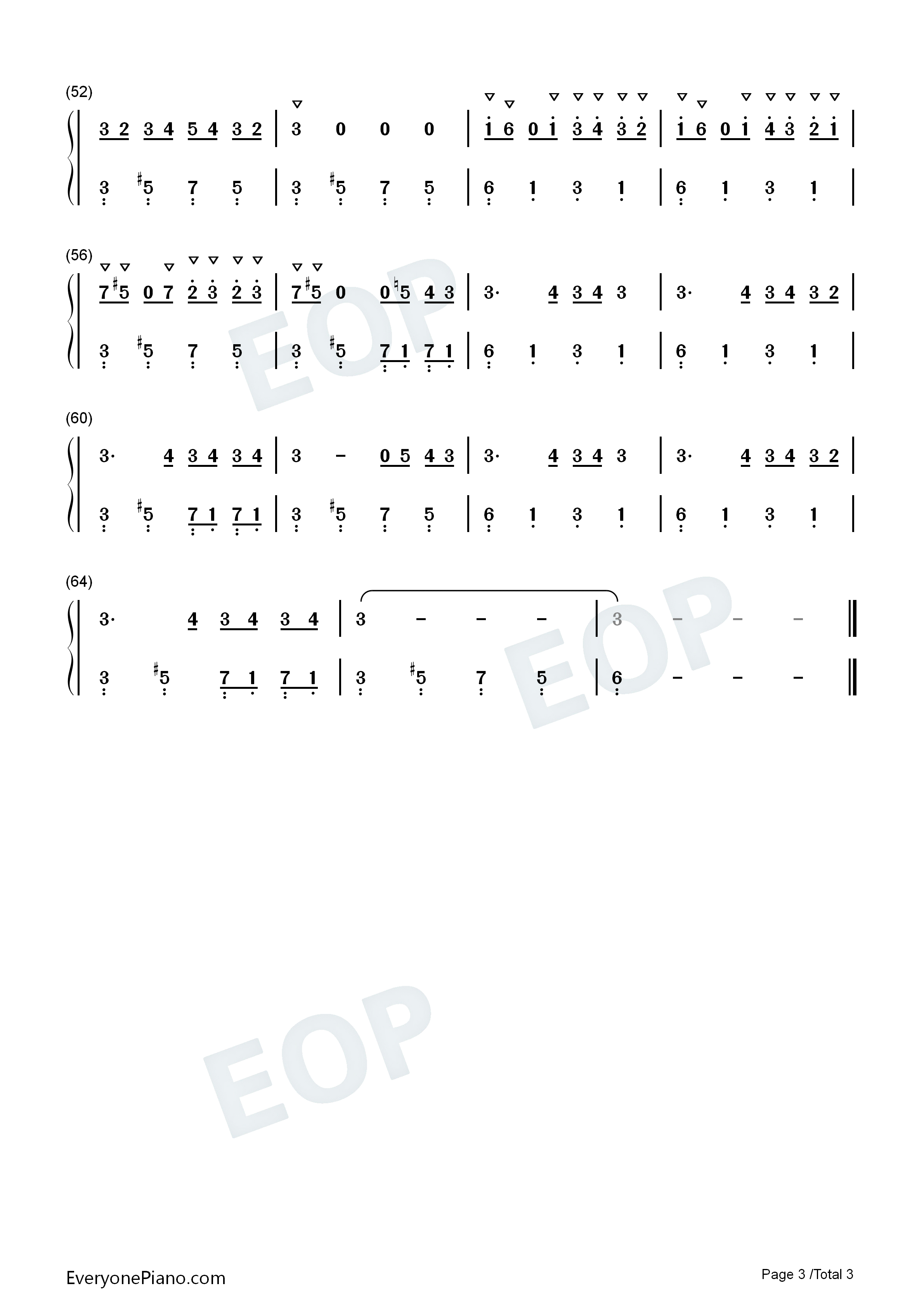 Therefore_I_Am钢琴简谱_Billie_Eilish演唱