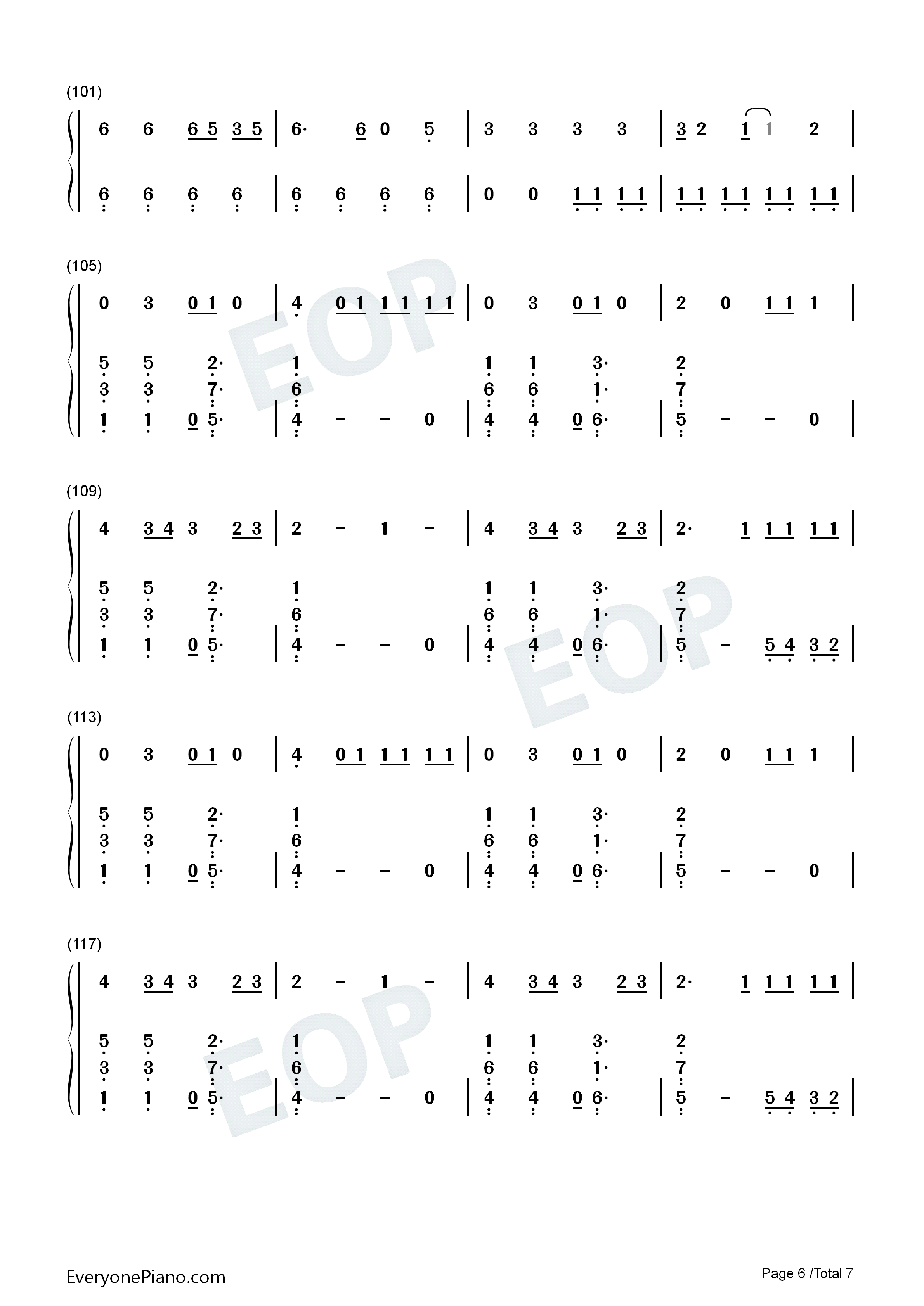 Kiss_You钢琴简谱_One_Direction演唱