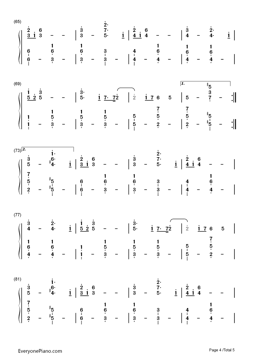 Bird_Set_Free钢琴简谱_Sia_Furler演唱