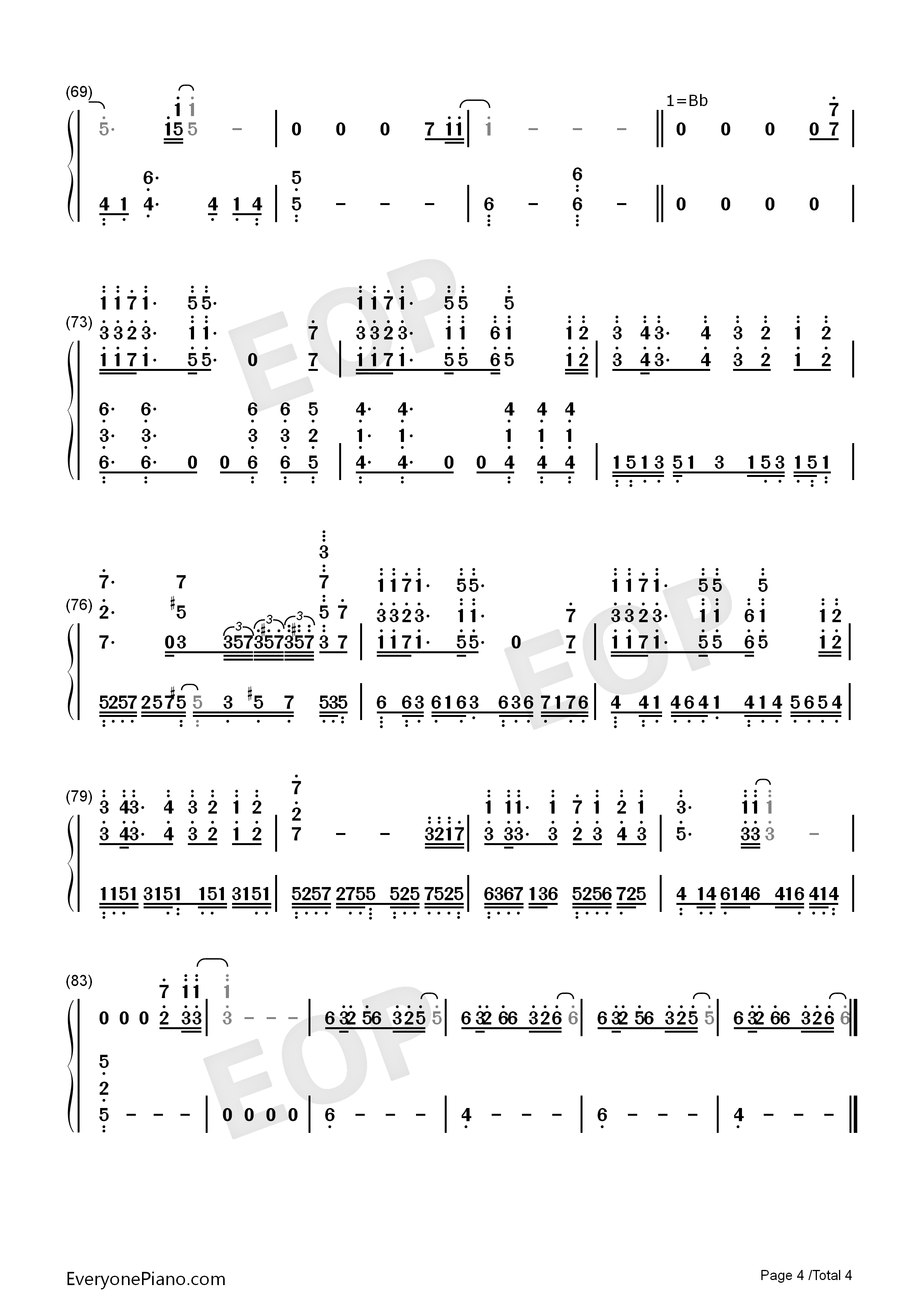 Weight_of_the_World钢琴简谱_MONACA演唱