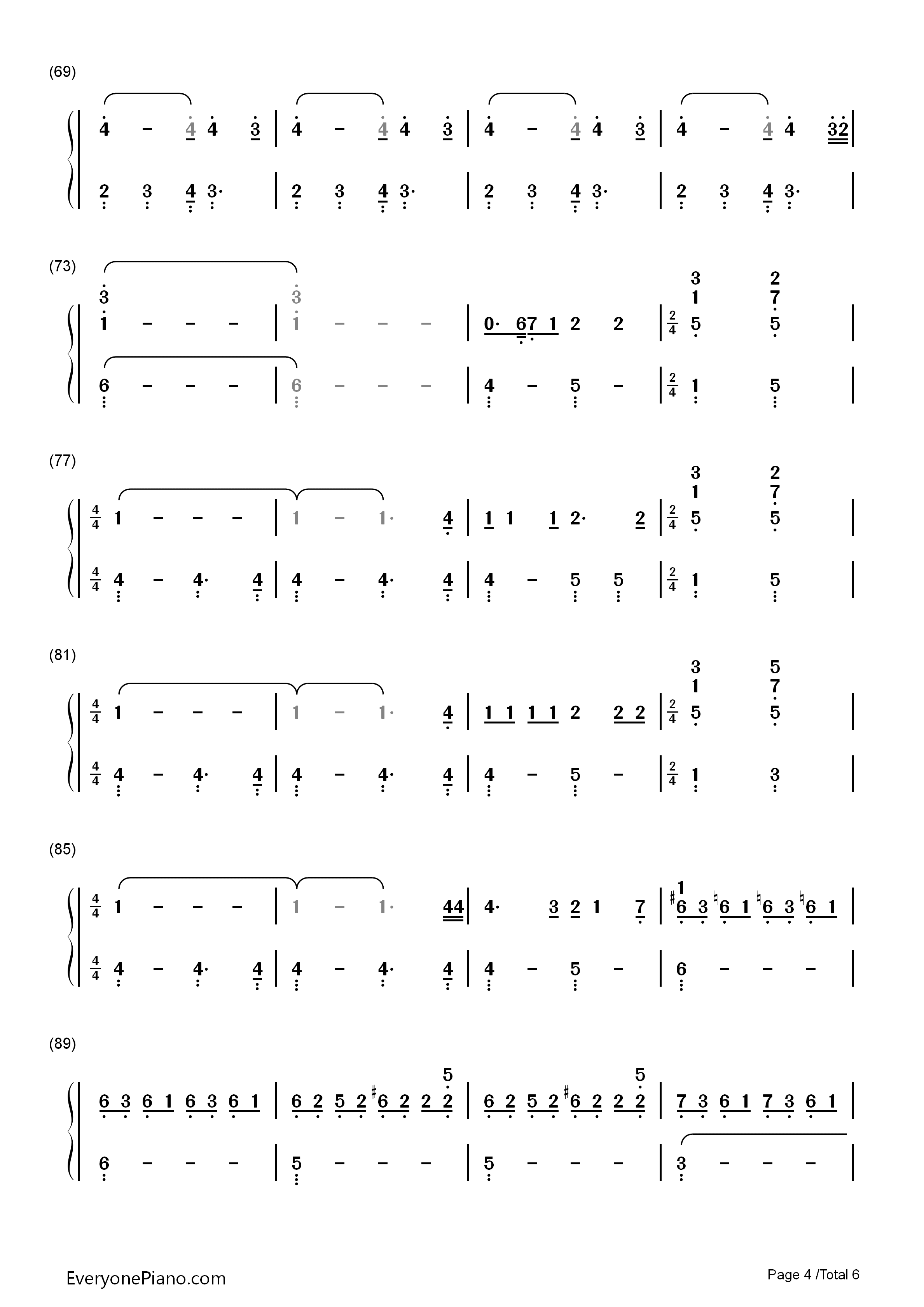 Hey_You钢琴简谱_Pink_Floyd演唱