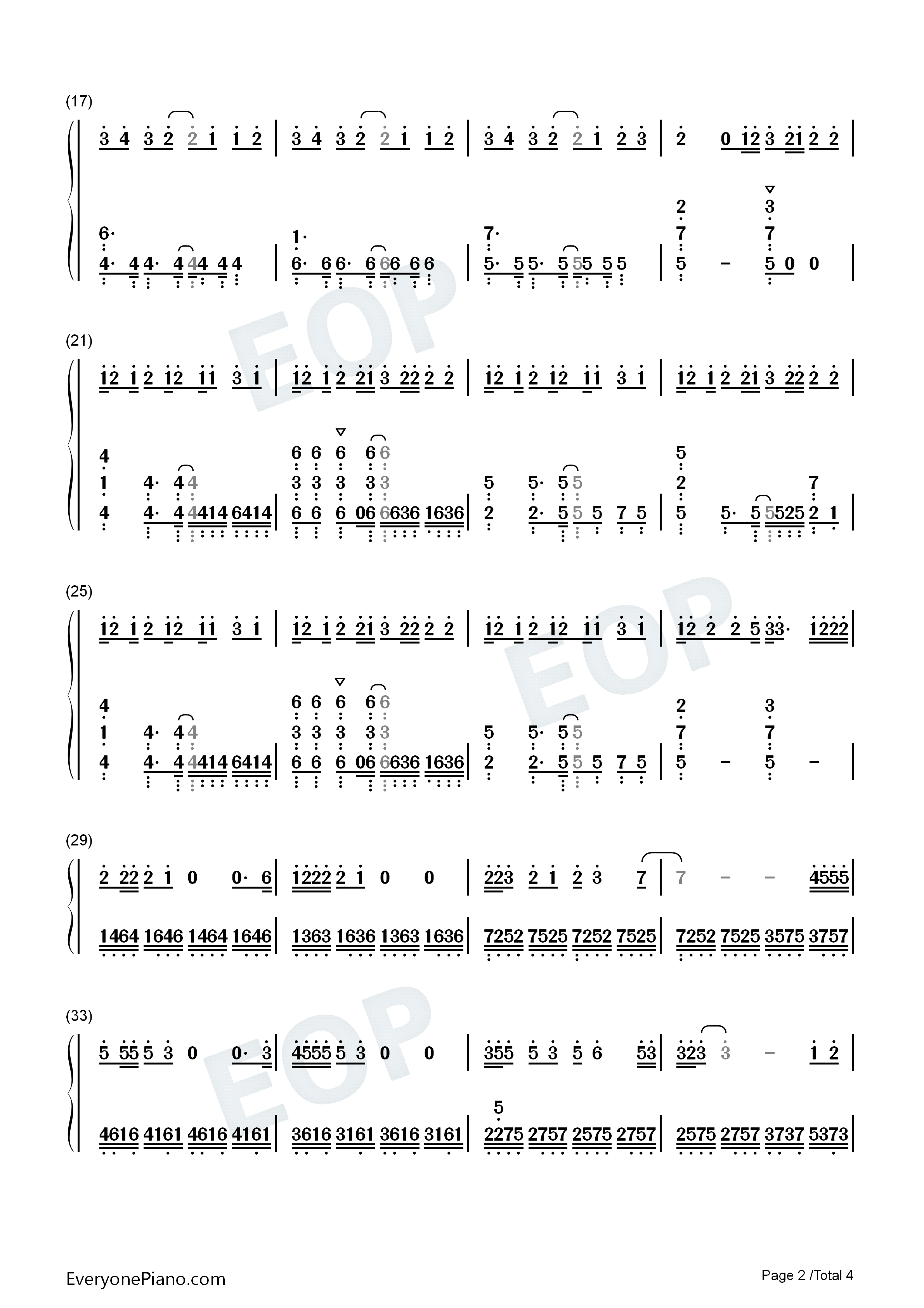 OK_Not_To_Be_OK钢琴简谱_Marshmello_Demi_Lovato演唱