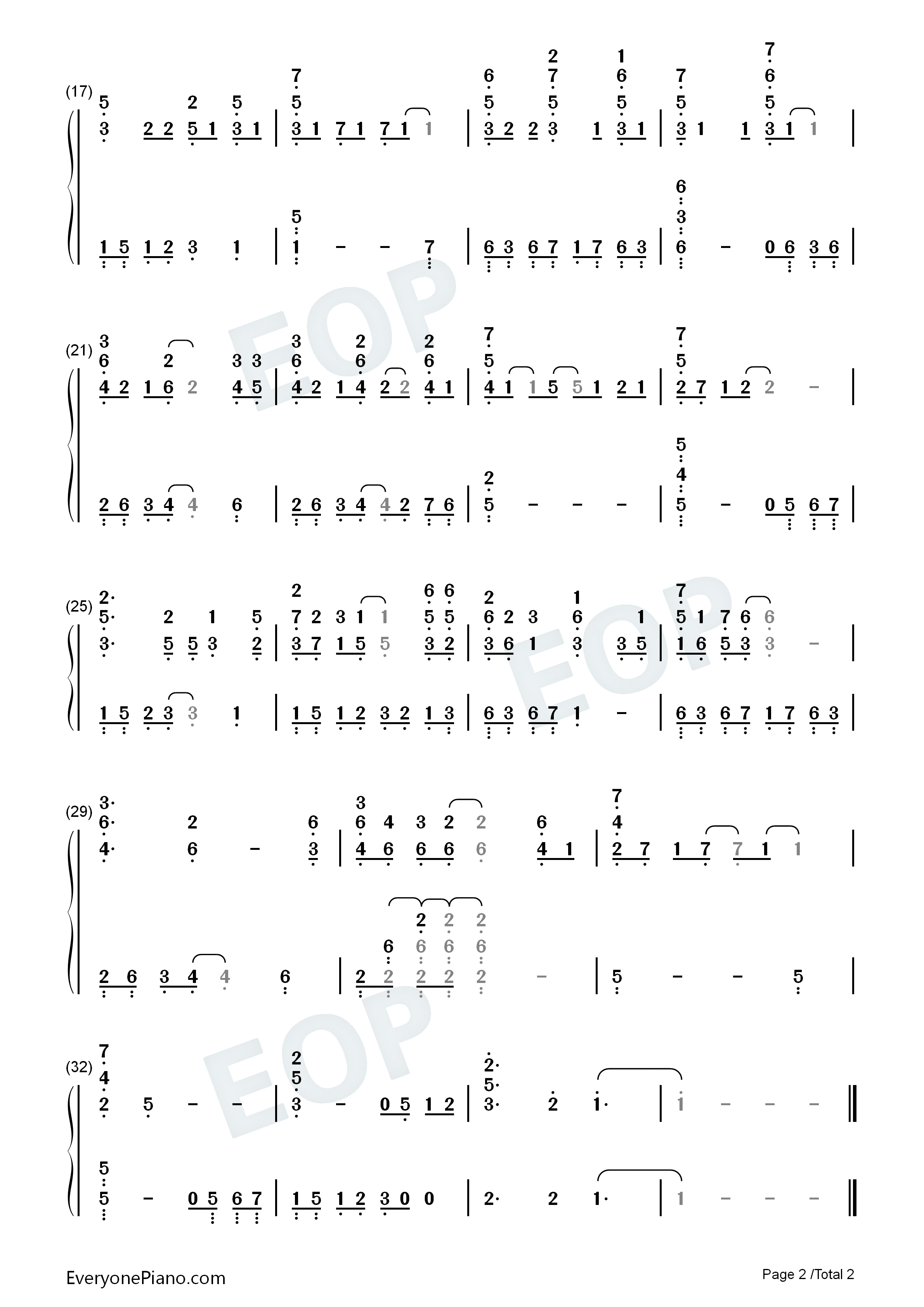 Last_Christmas钢琴简谱_Wham!演唱