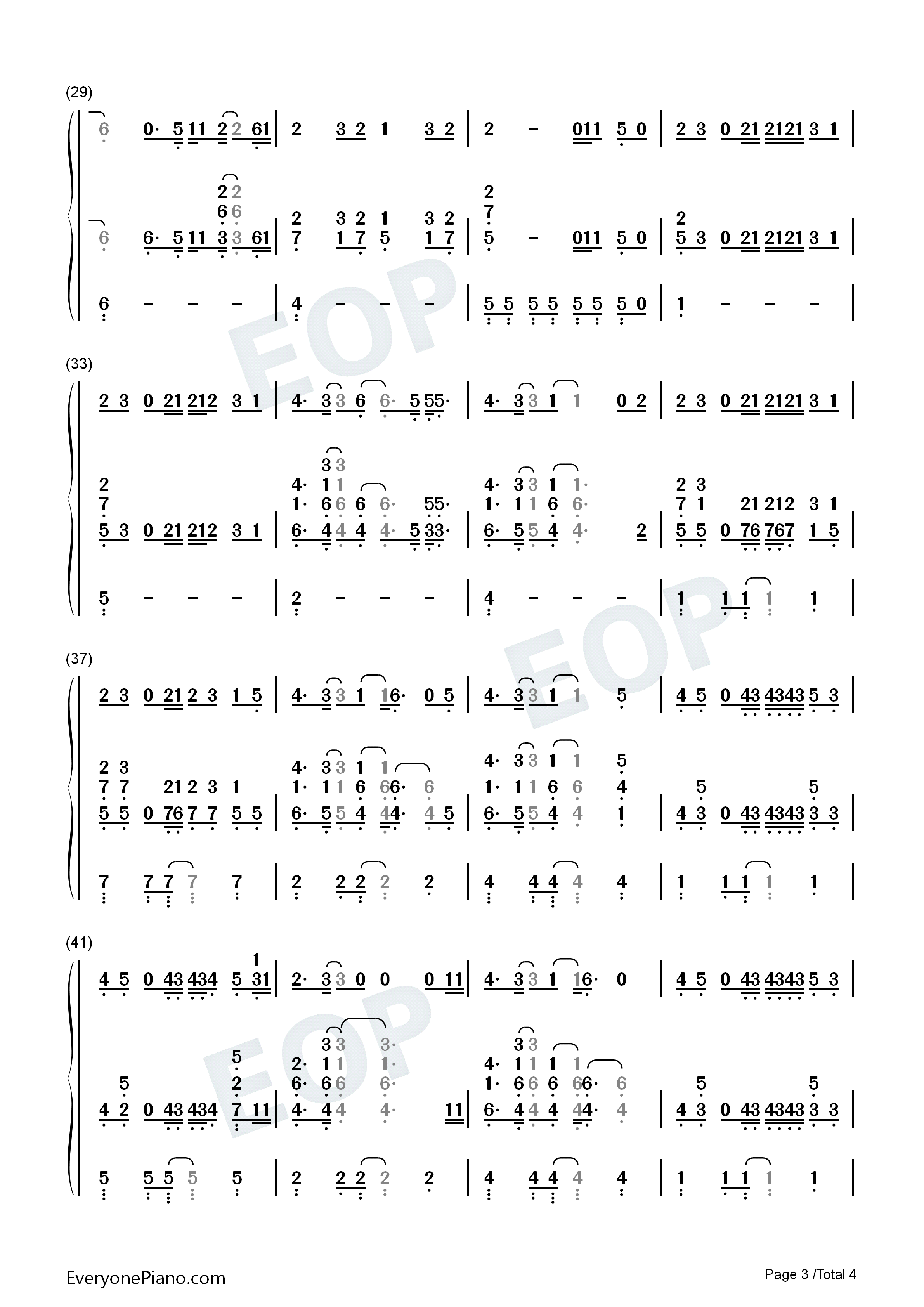 Thats_When钢琴简谱_Taylor_Swift_Keith_Urban演唱