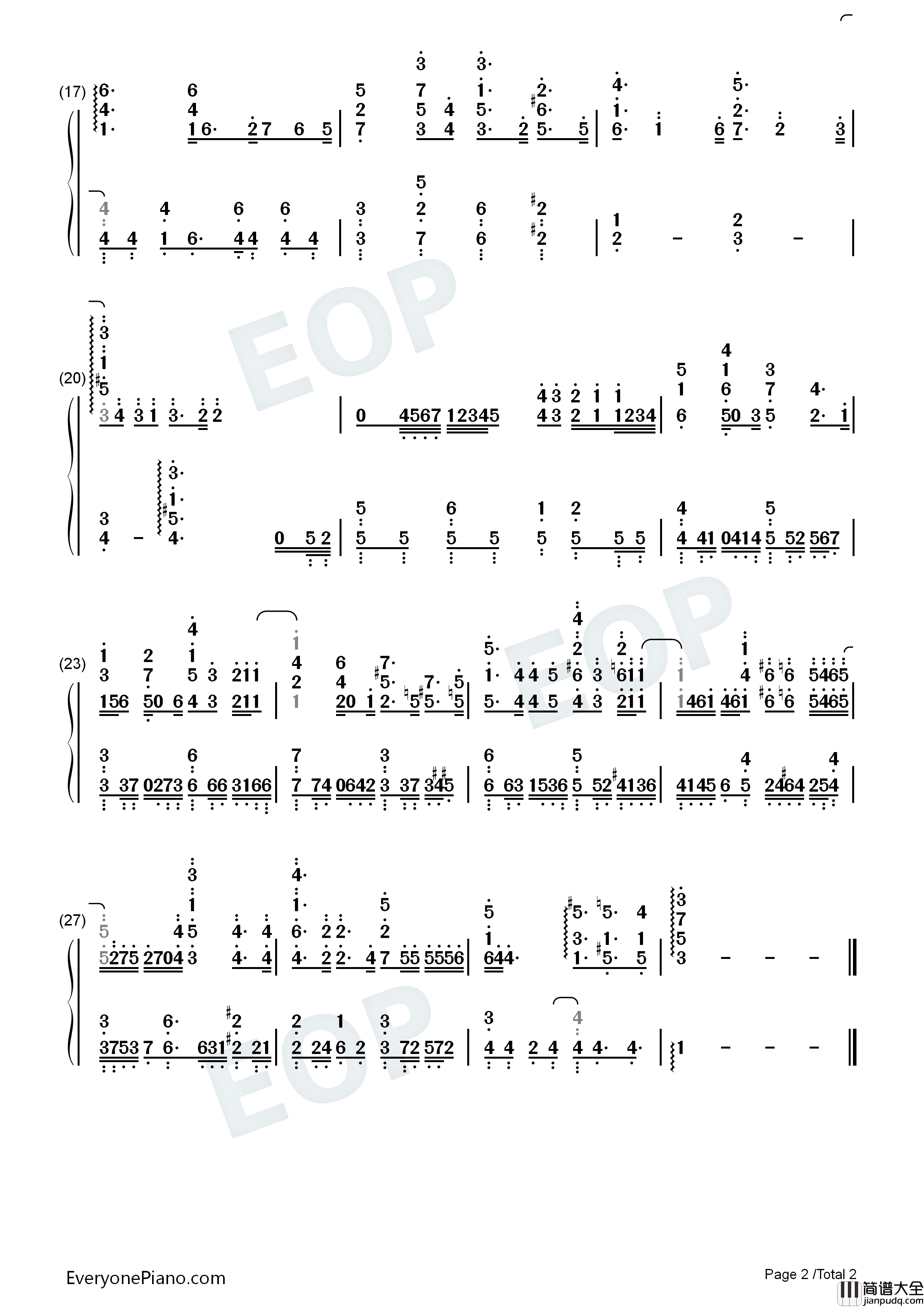 籠の中に鳥钢琴简谱_yourness演唱