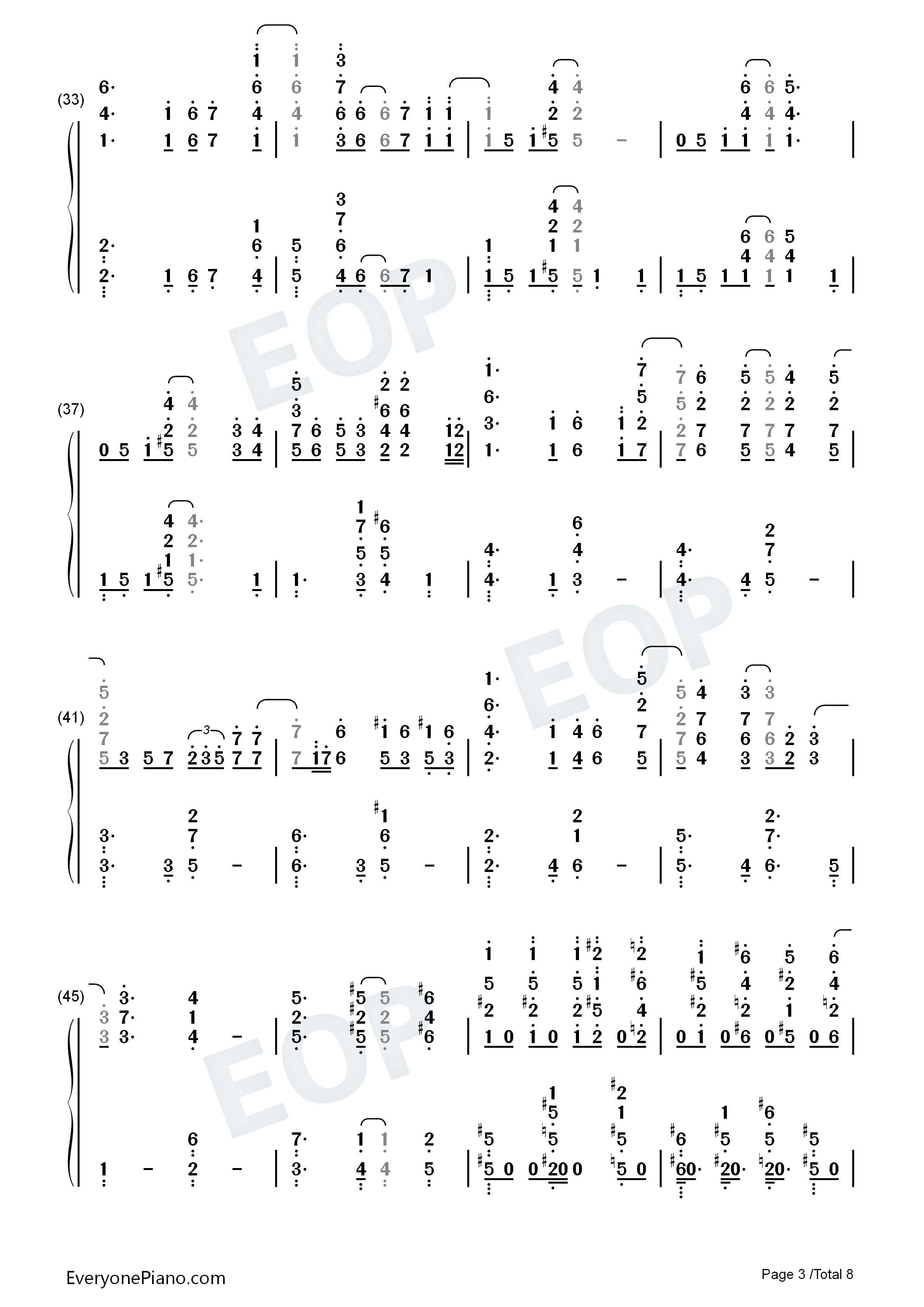 Just_the_Way_You_Are钢琴简谱_Billy_Joel演唱