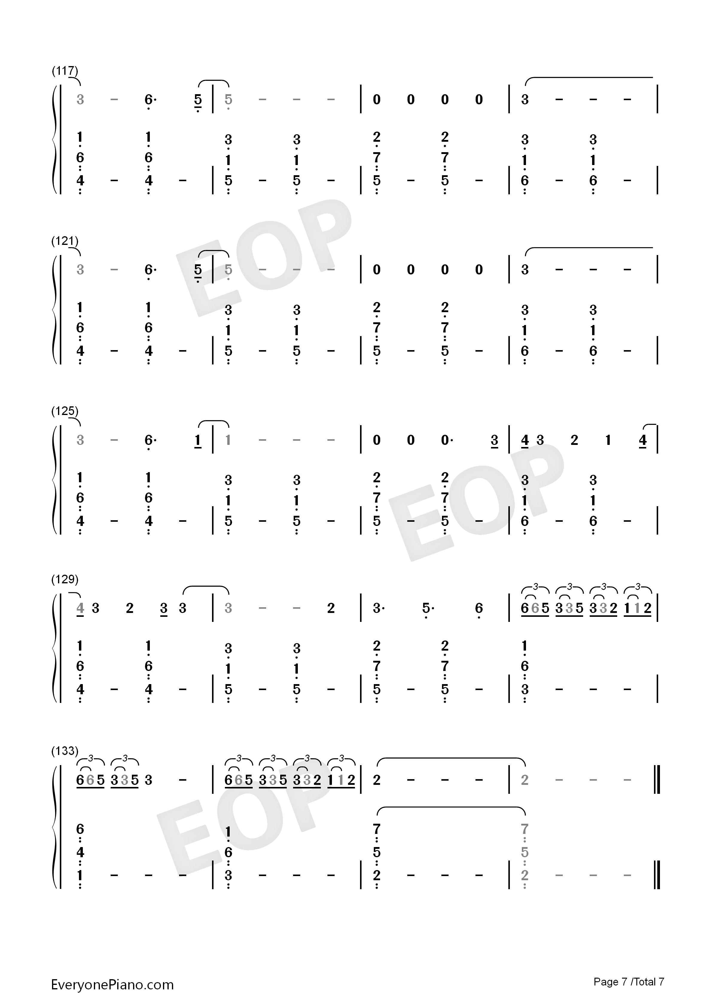 Please_Don't_Go钢琴简谱_Joel_Adams演唱