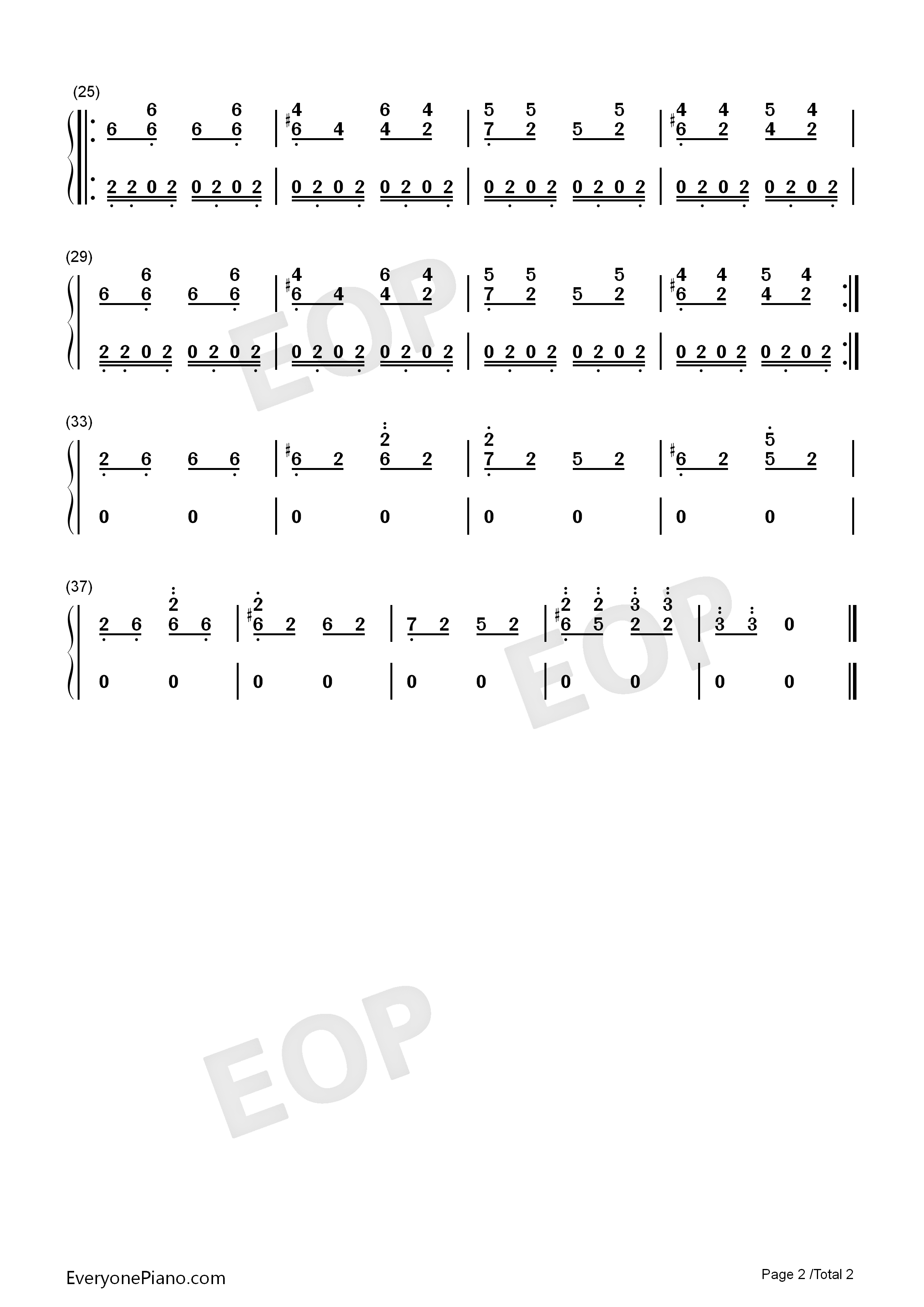 Promise(Reprise)钢琴简谱_山冈晃演唱