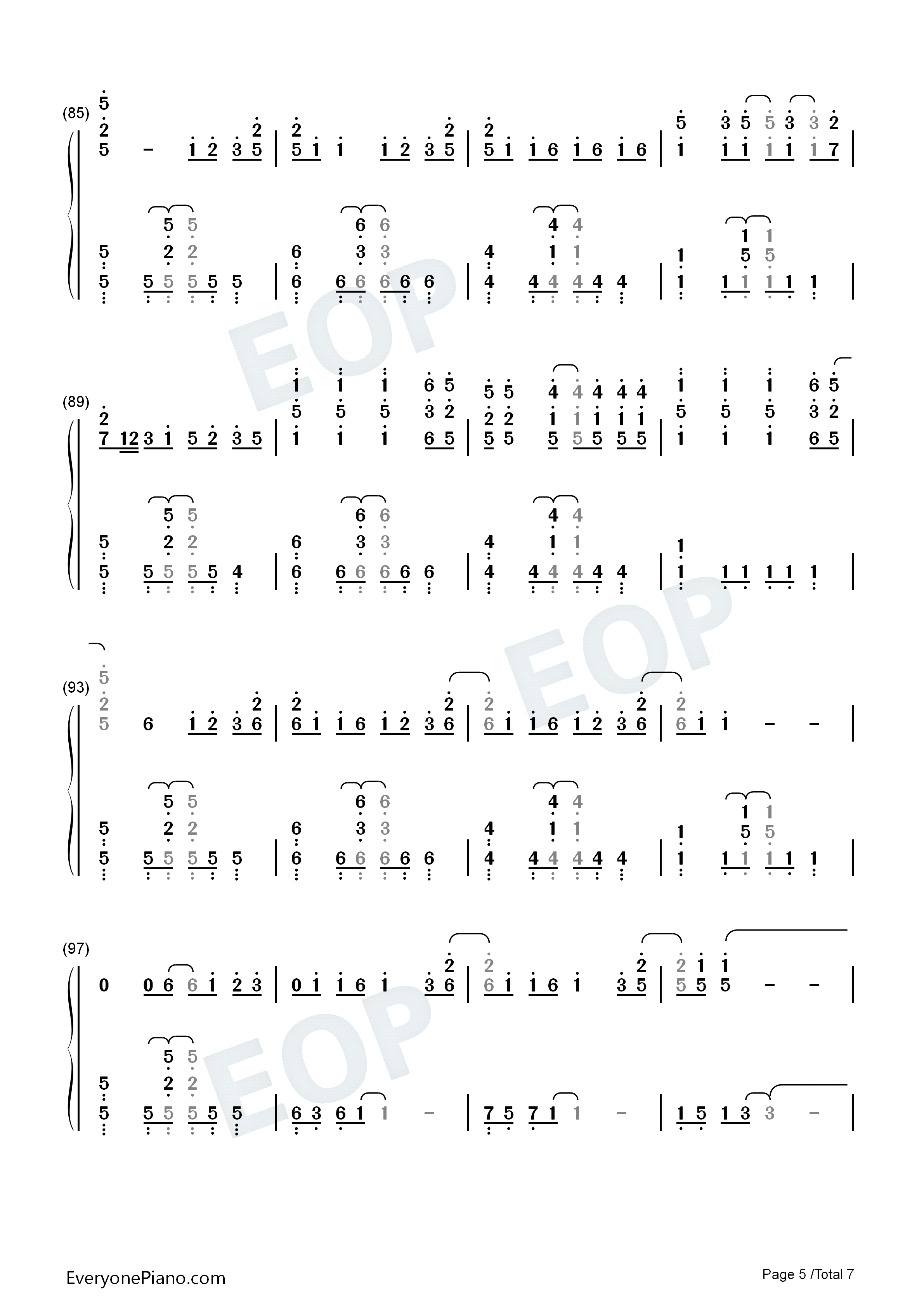 你的名字歌曲合集钢琴简谱_Radwimps演唱