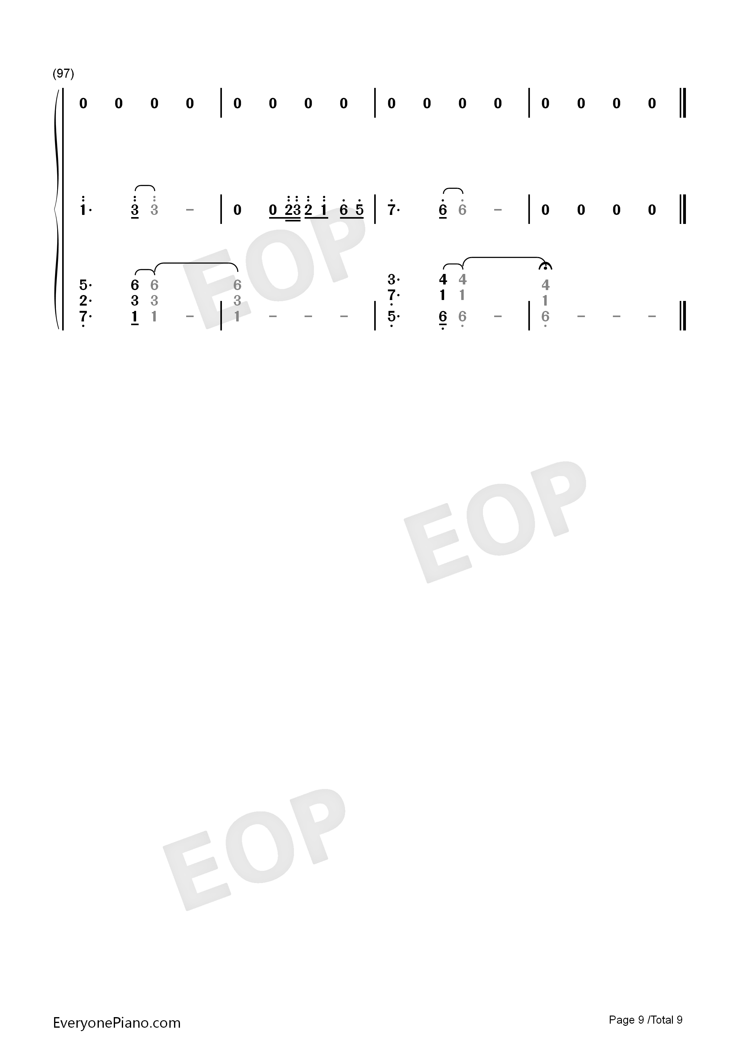 Bruises钢琴简谱_Lewis_Capaldi演唱