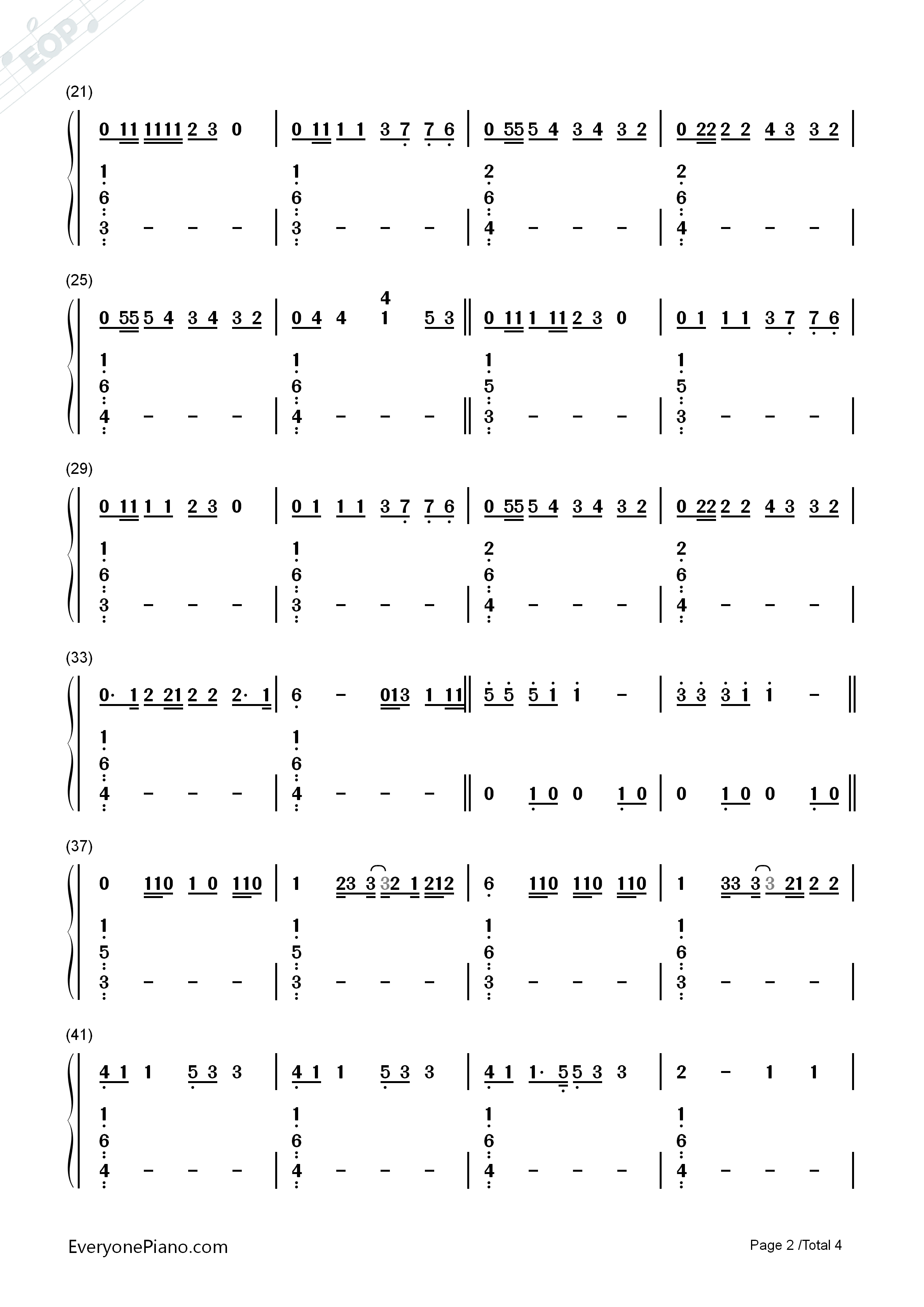 Blank_Space钢琴简谱_Taylor_Swift演唱