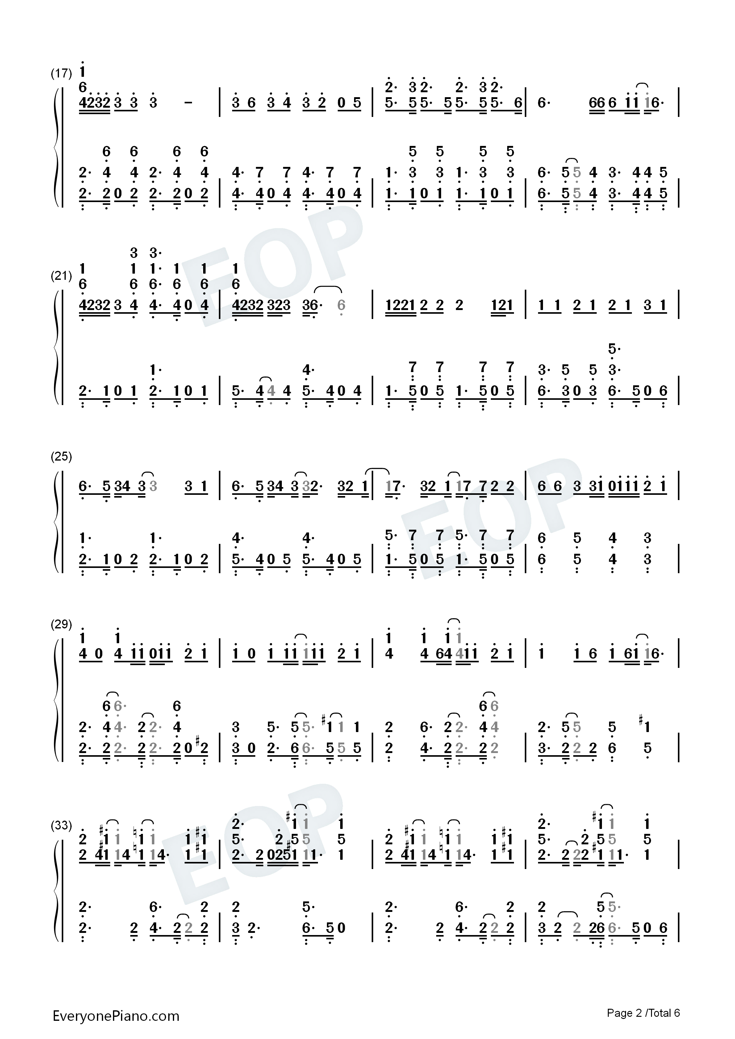 Any_Song钢琴简谱_Zico演唱