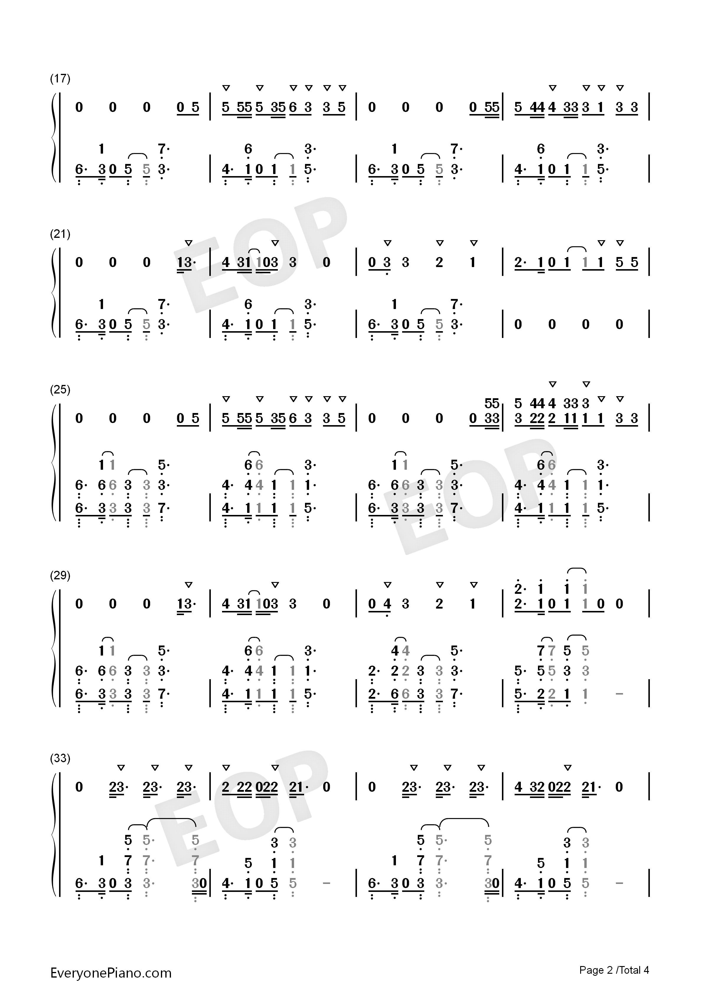 Here_with_Me钢琴简谱_Marshmello_Chvrches演唱