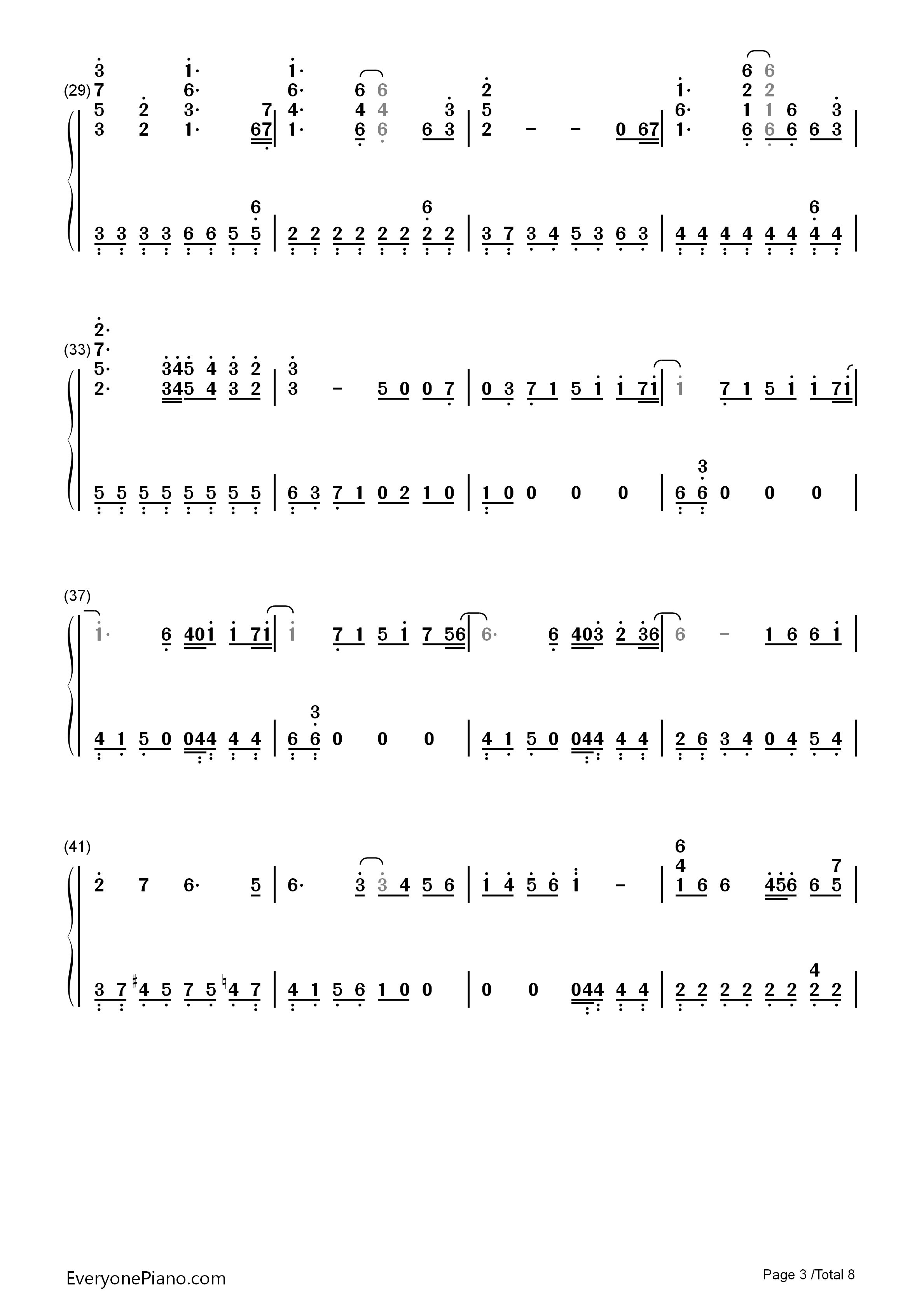 Vestige_钢琴简谱_T.M._Revolution演唱