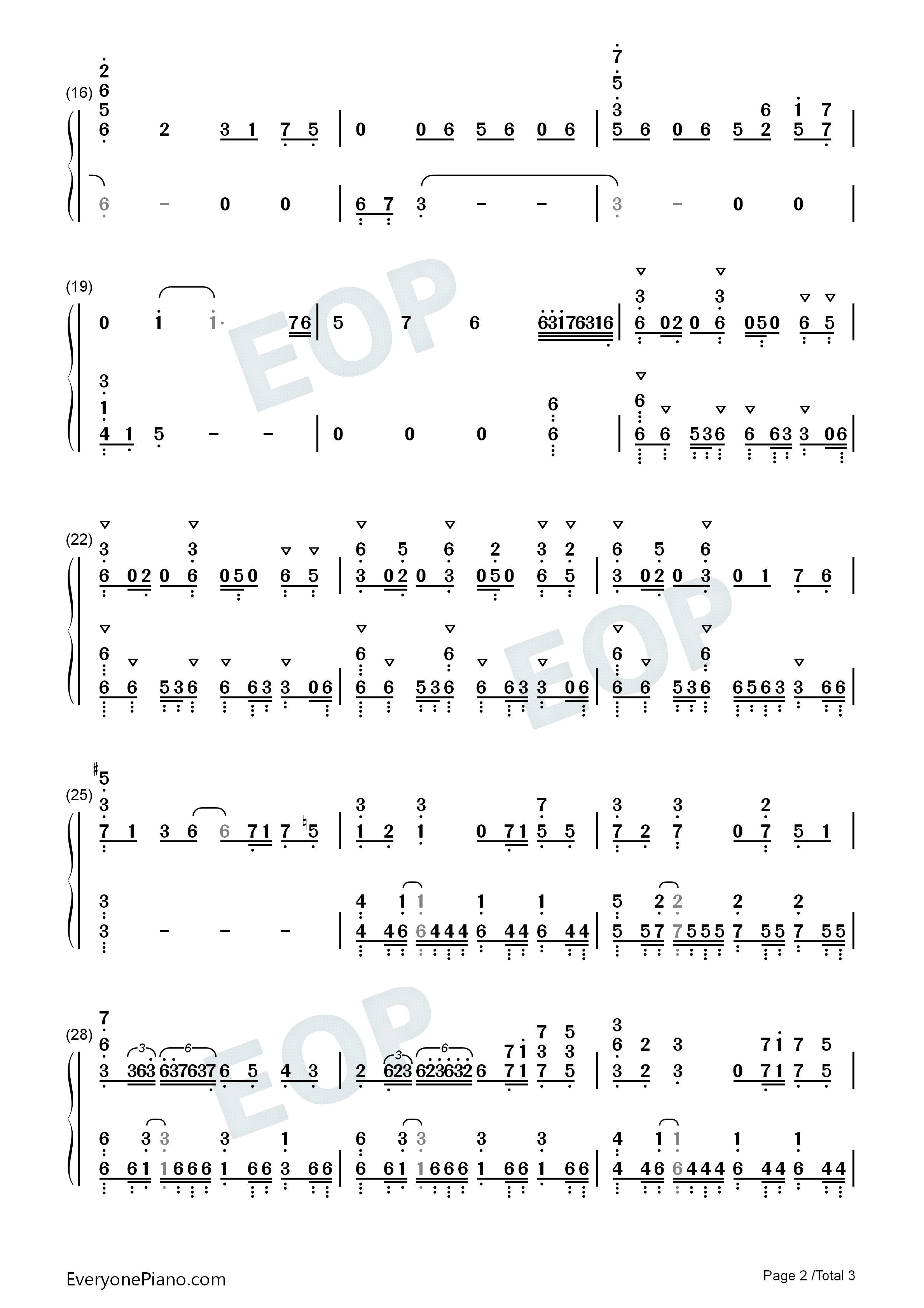 Silent_Solitude钢琴简谱_OxT演唱