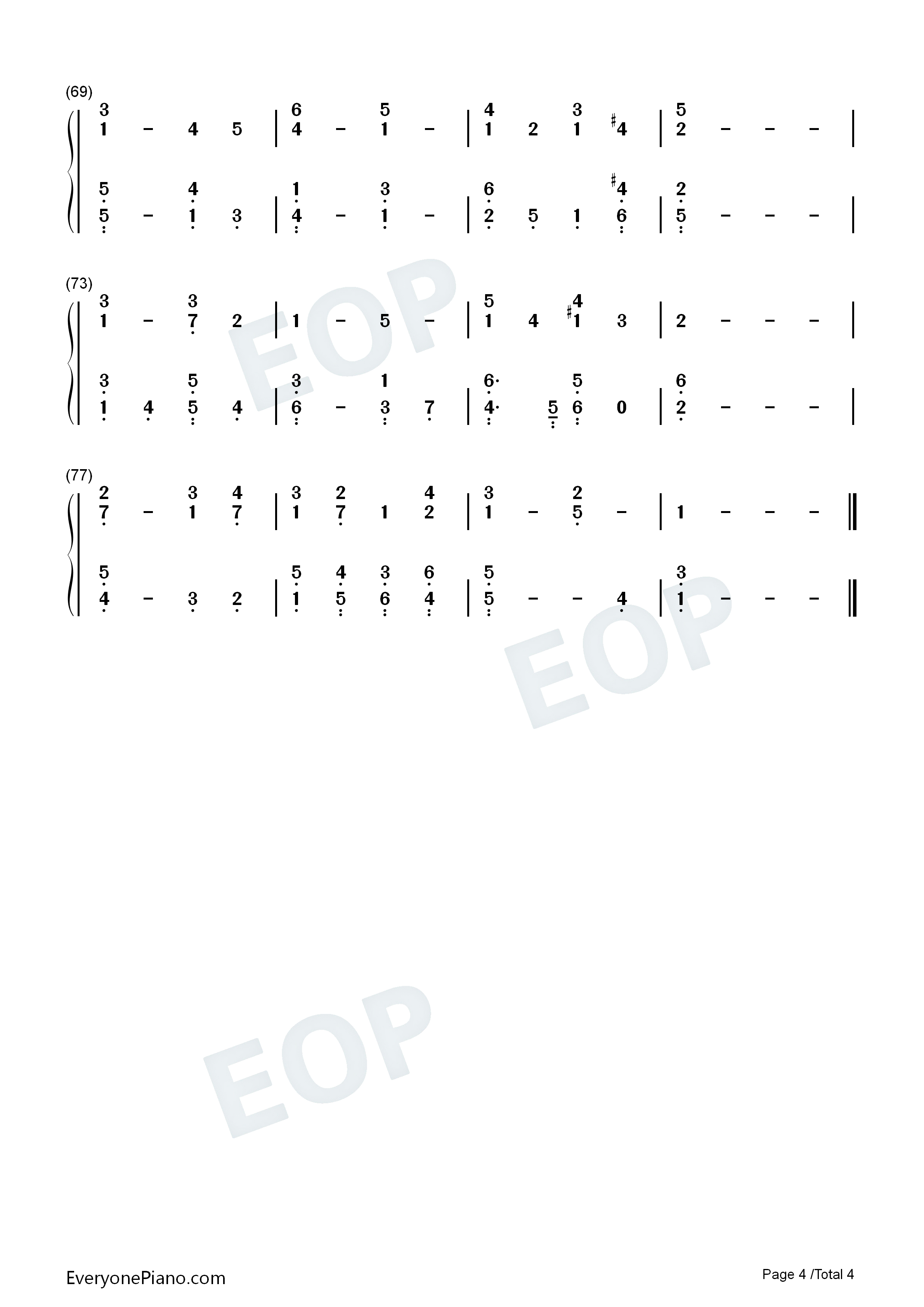 Abide_with_Me钢琴简谱_William_Henry_Monk演唱