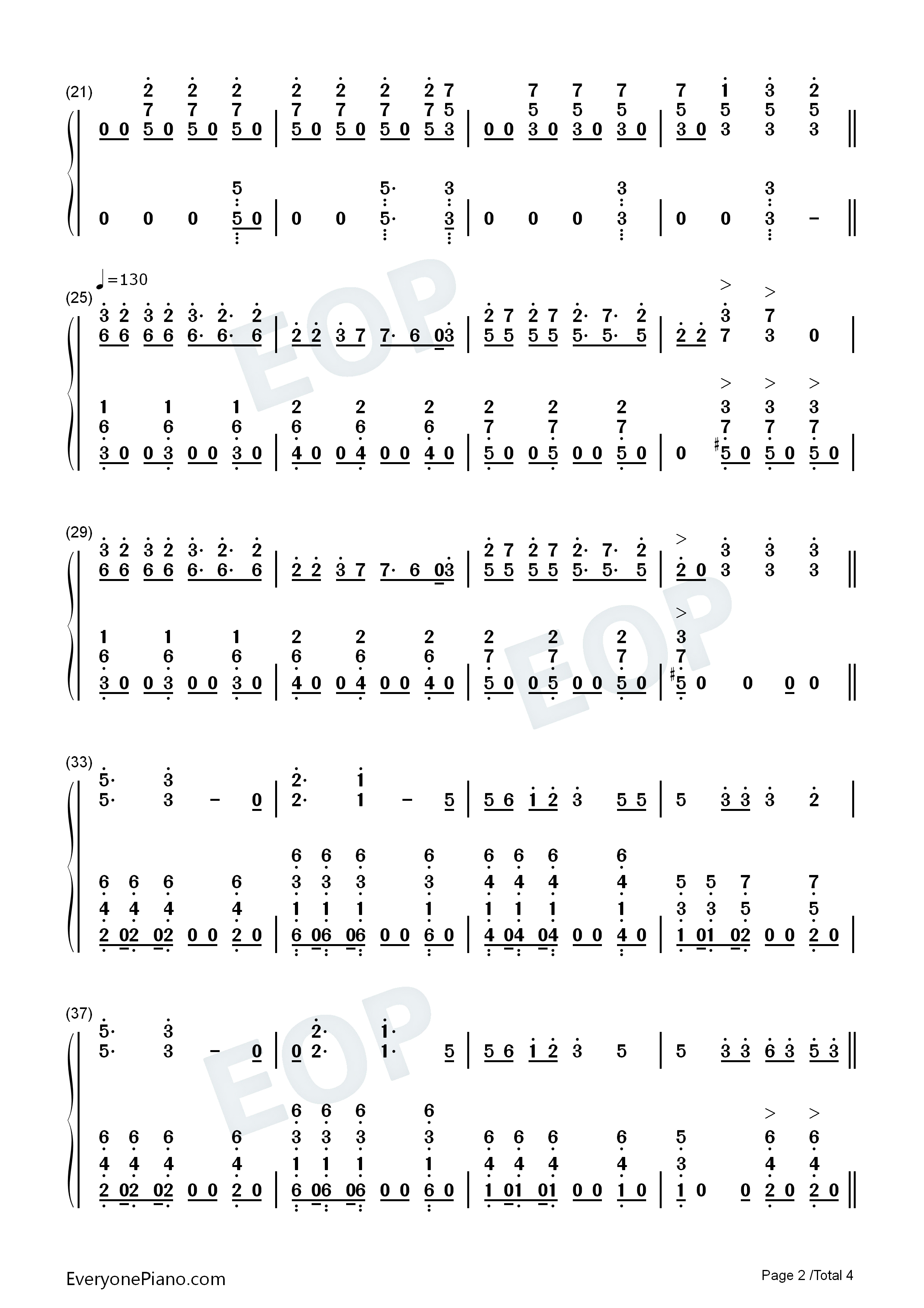 抖音最火英语歌曲串烧钢琴简谱_Various_Artists演唱