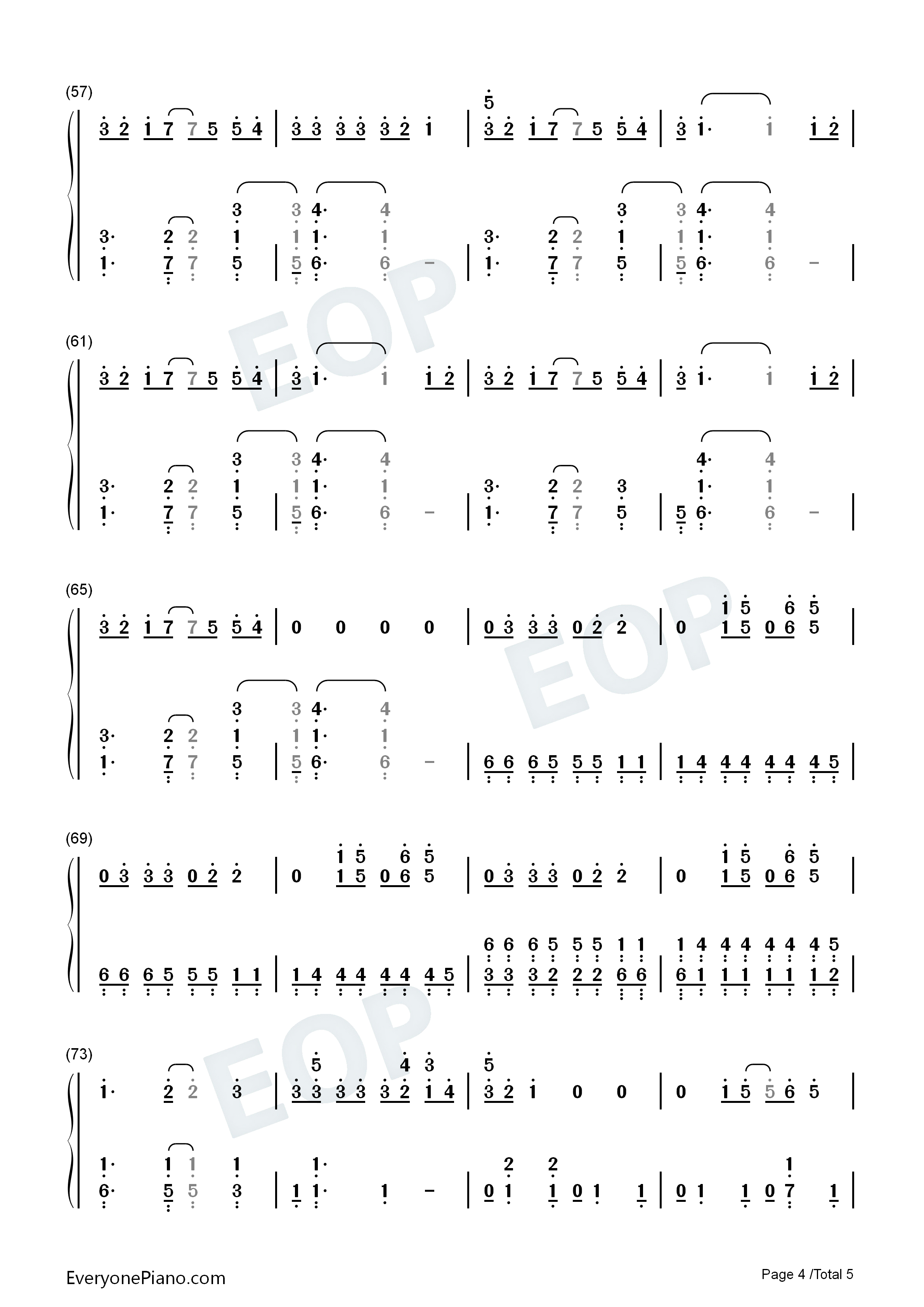 Find_You钢琴简谱_Zedd演唱