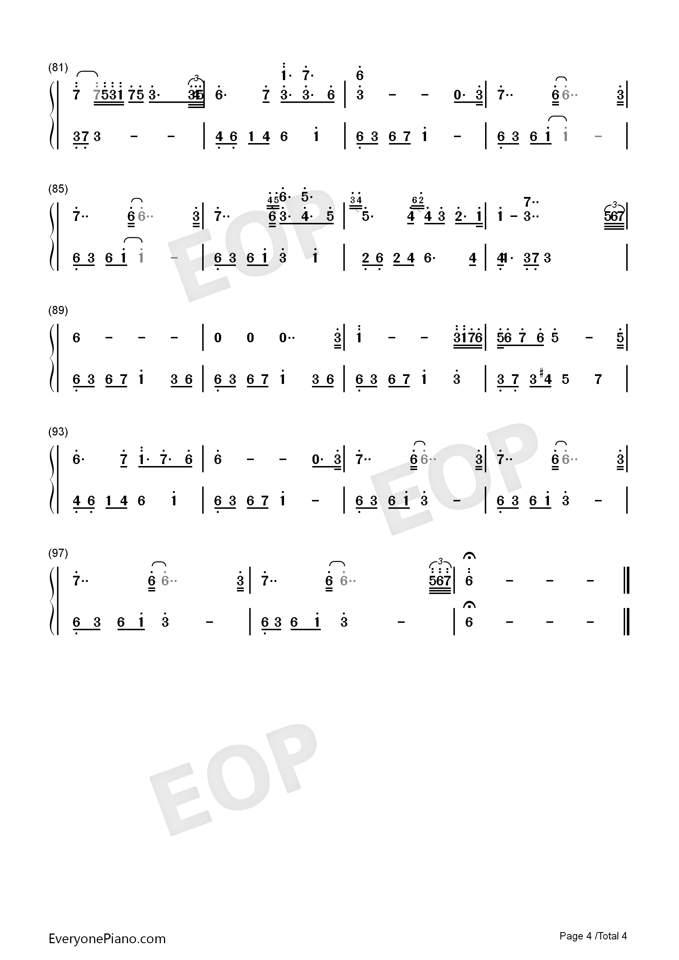 I_Miss_You钢琴简谱_The_Daydream演唱