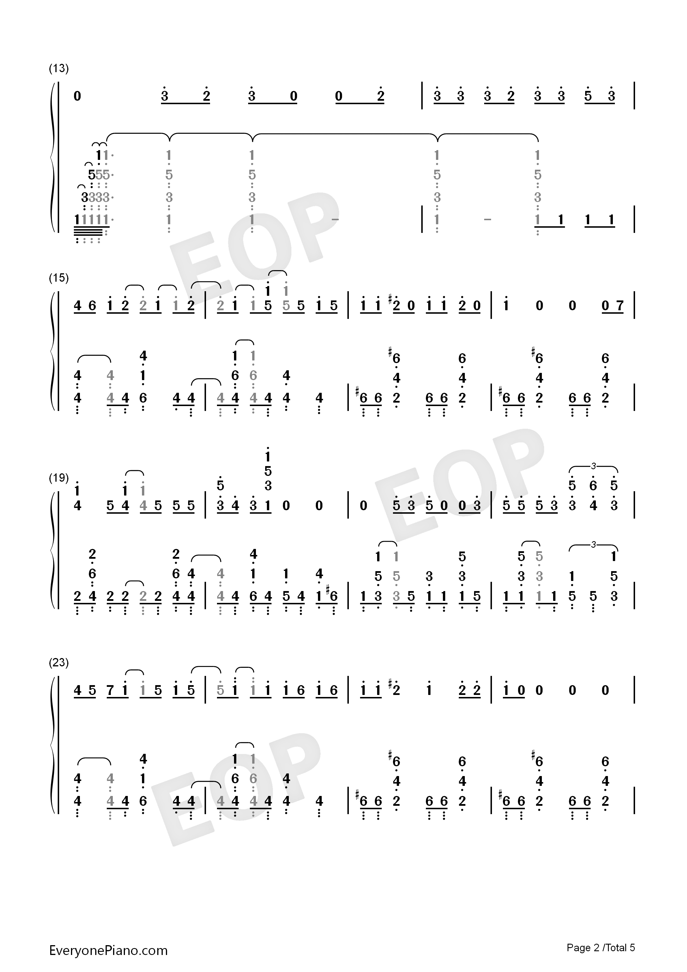 君のせい钢琴简谱_The_Peggies演唱
