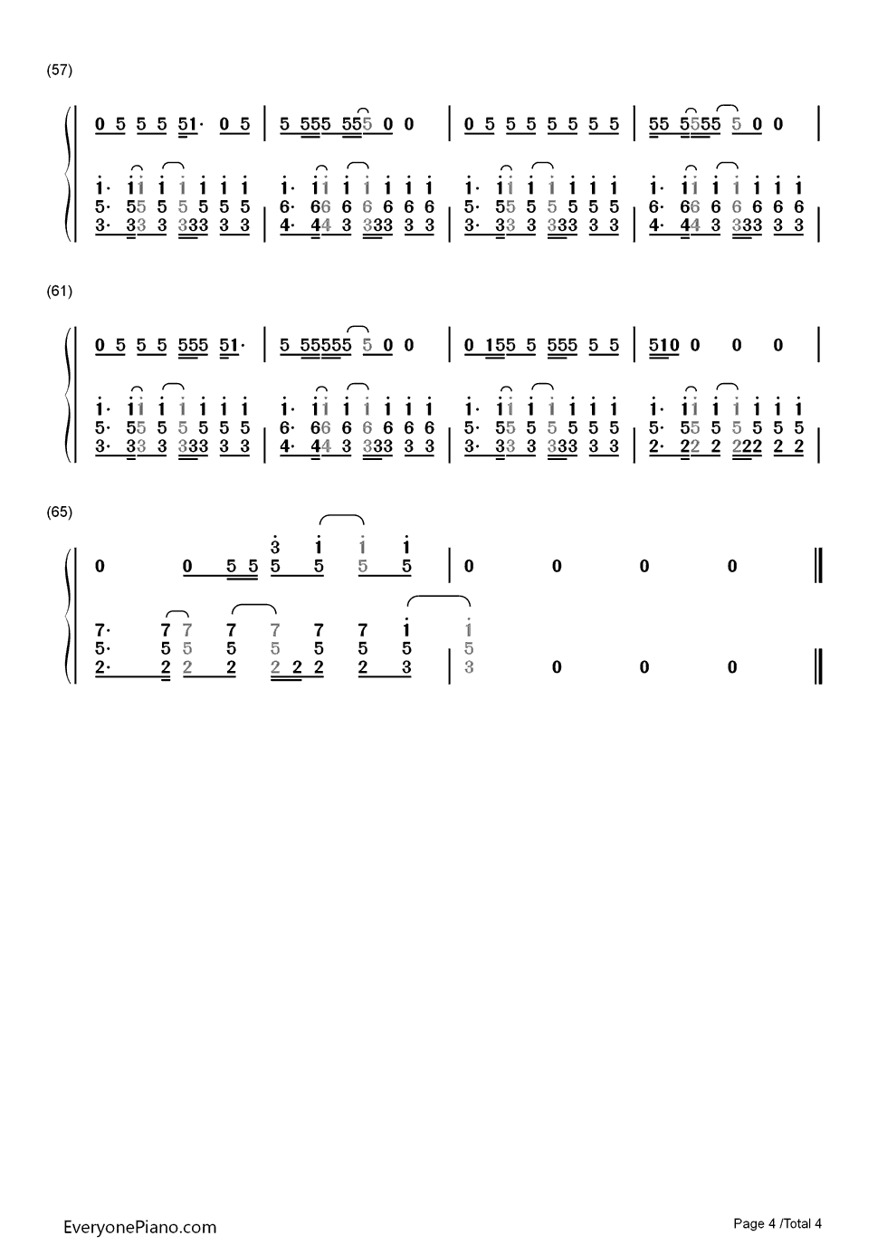 Ugly_Heart钢琴简谱_G.R.L.演唱
