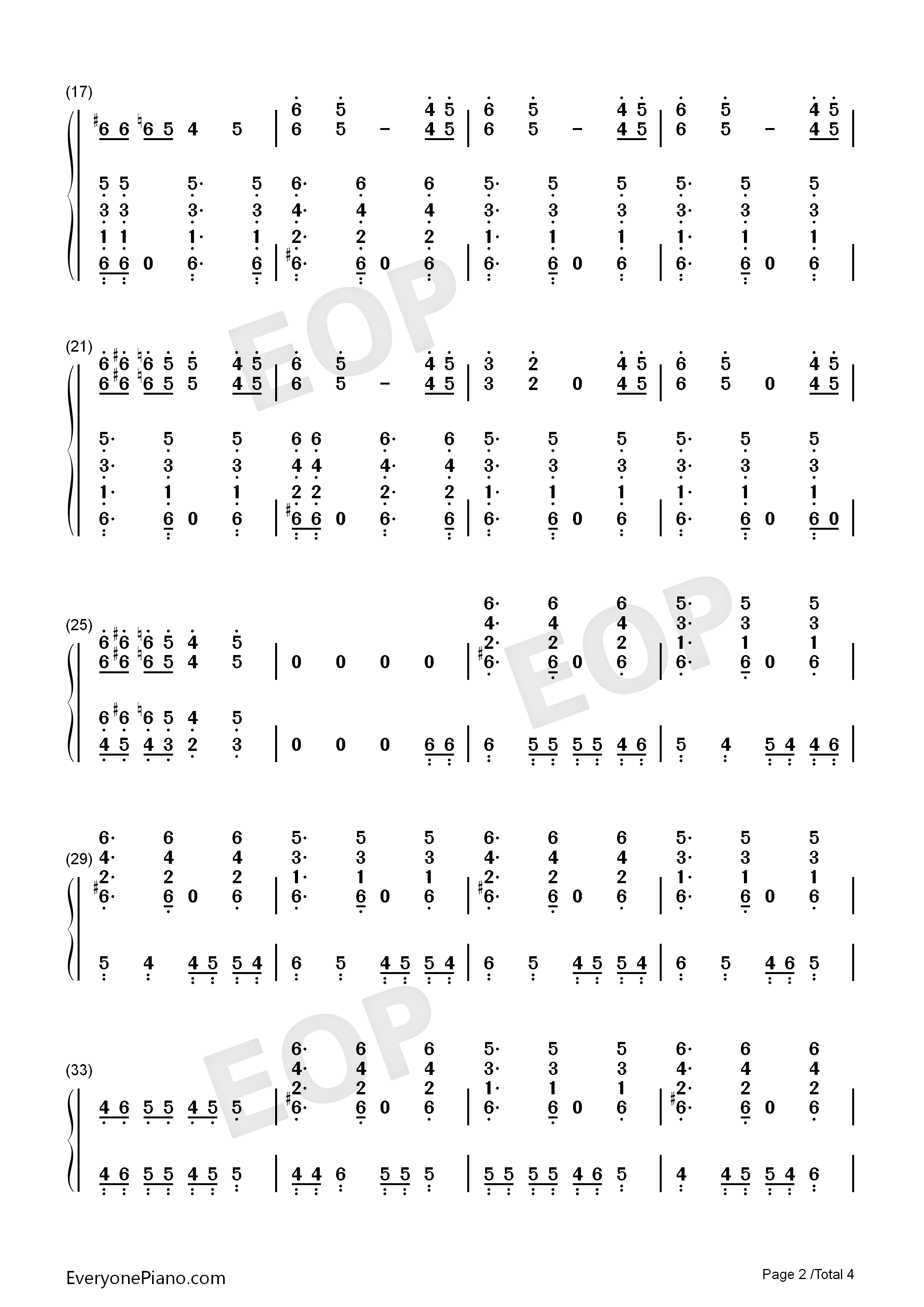 In_My_Feelings钢琴简谱_Drake演唱