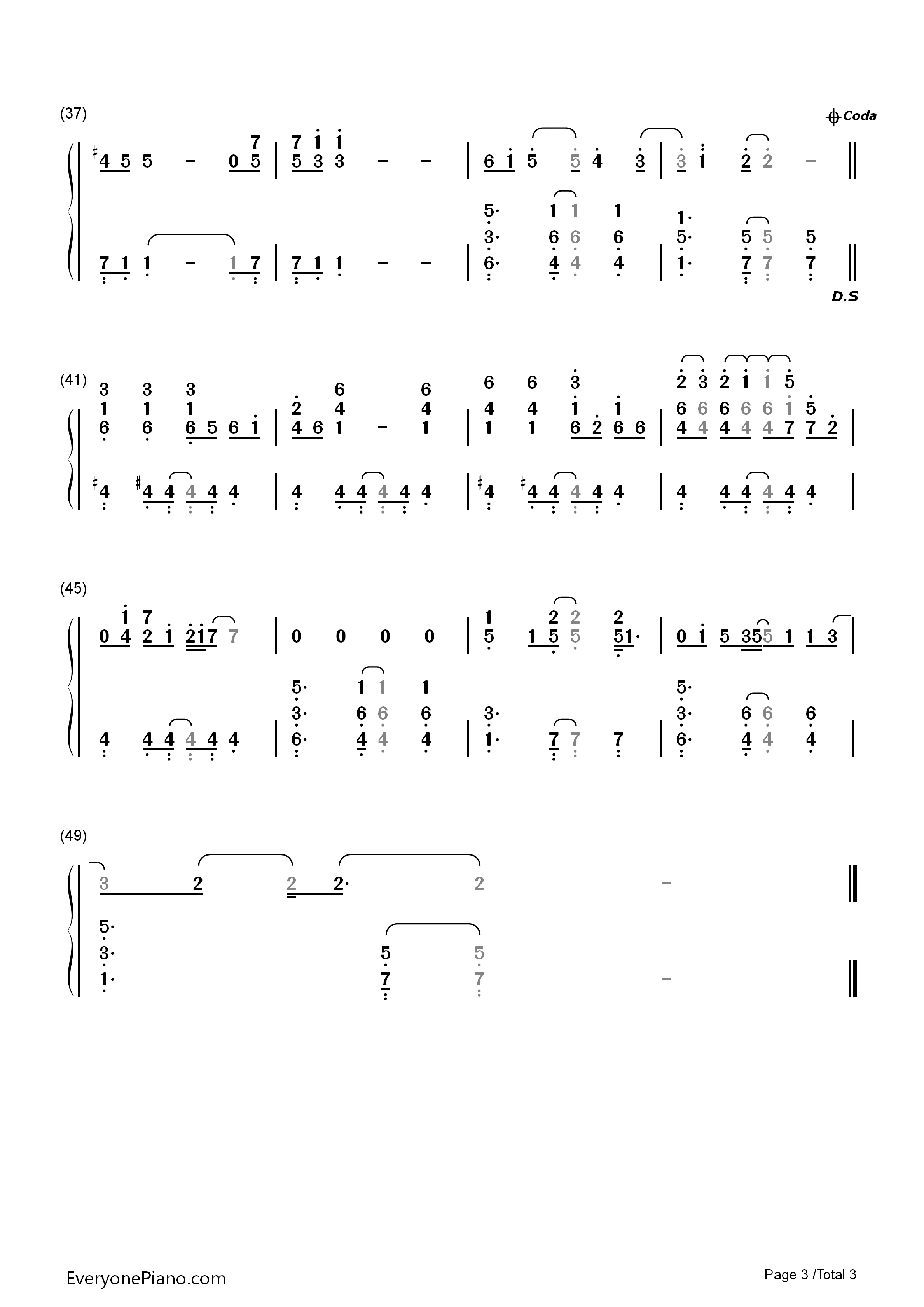 World_of_Chances钢琴简谱_Demi_Lovato演唱