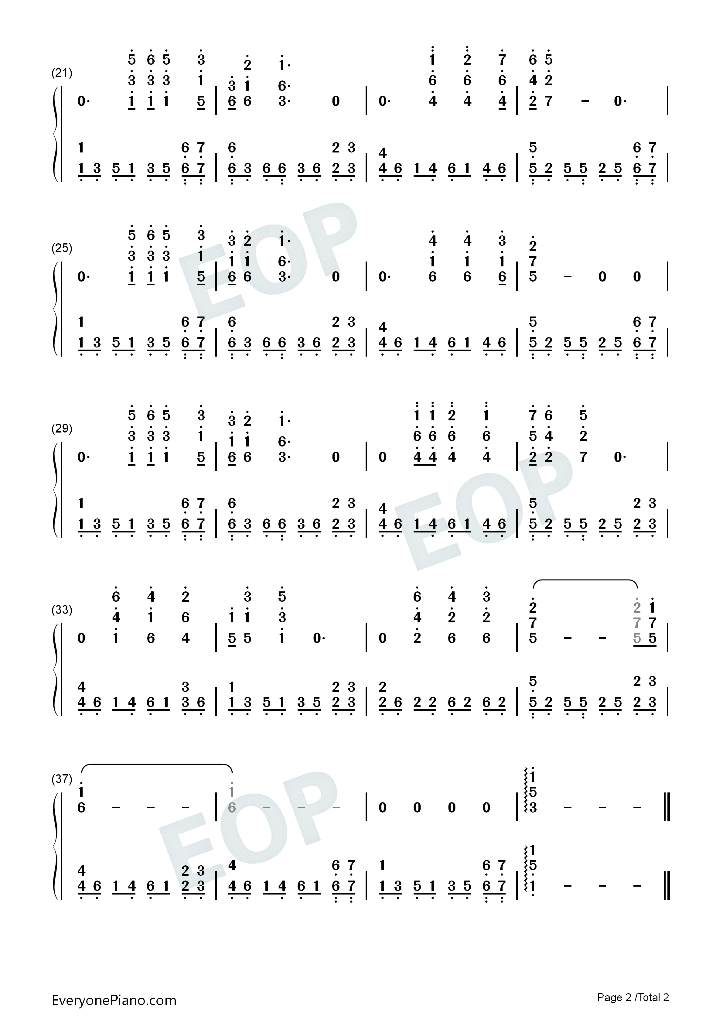 Where_Have_All_The_Flowers_Gone钢琴简谱_Pete_Seeger演唱