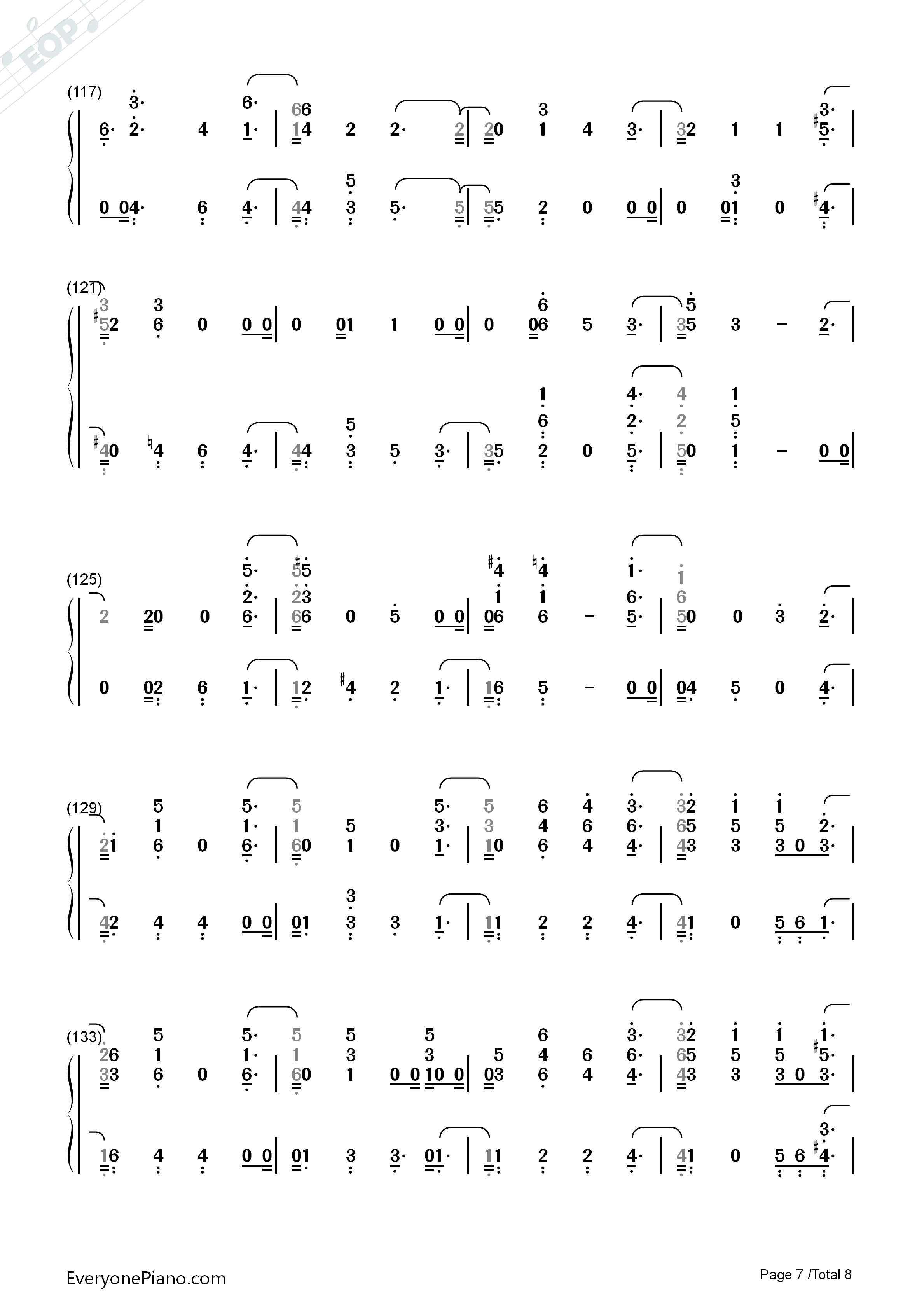 Change钢琴简谱_Charlie_Puth_James_Taylor演唱