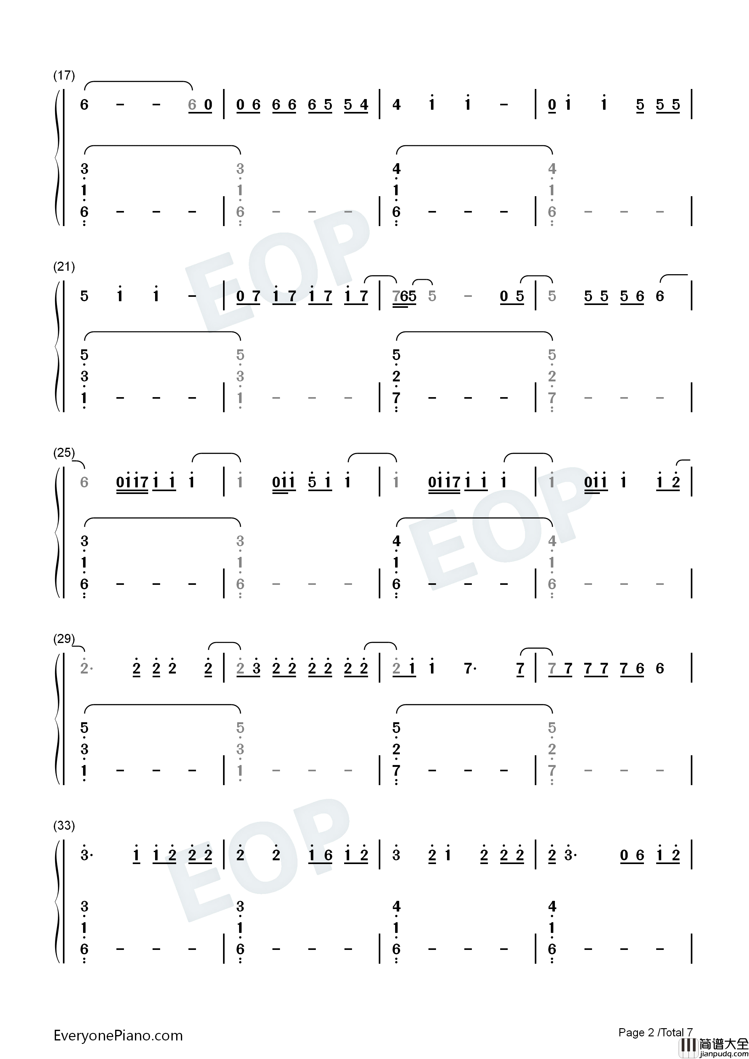 Shivers钢琴简谱_Ed_Sheeran演唱
