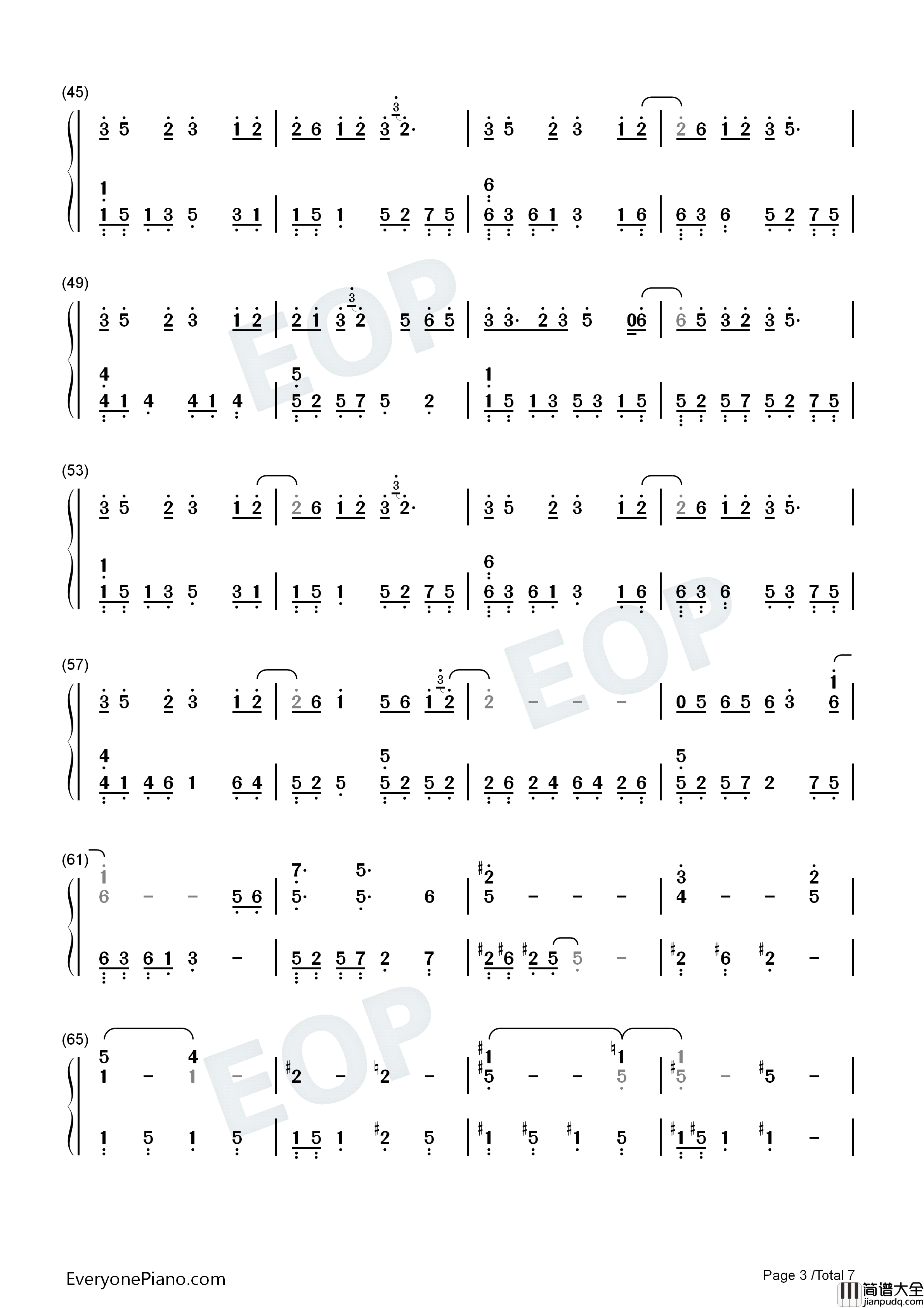 重启钢琴简谱_张韶涵演唱