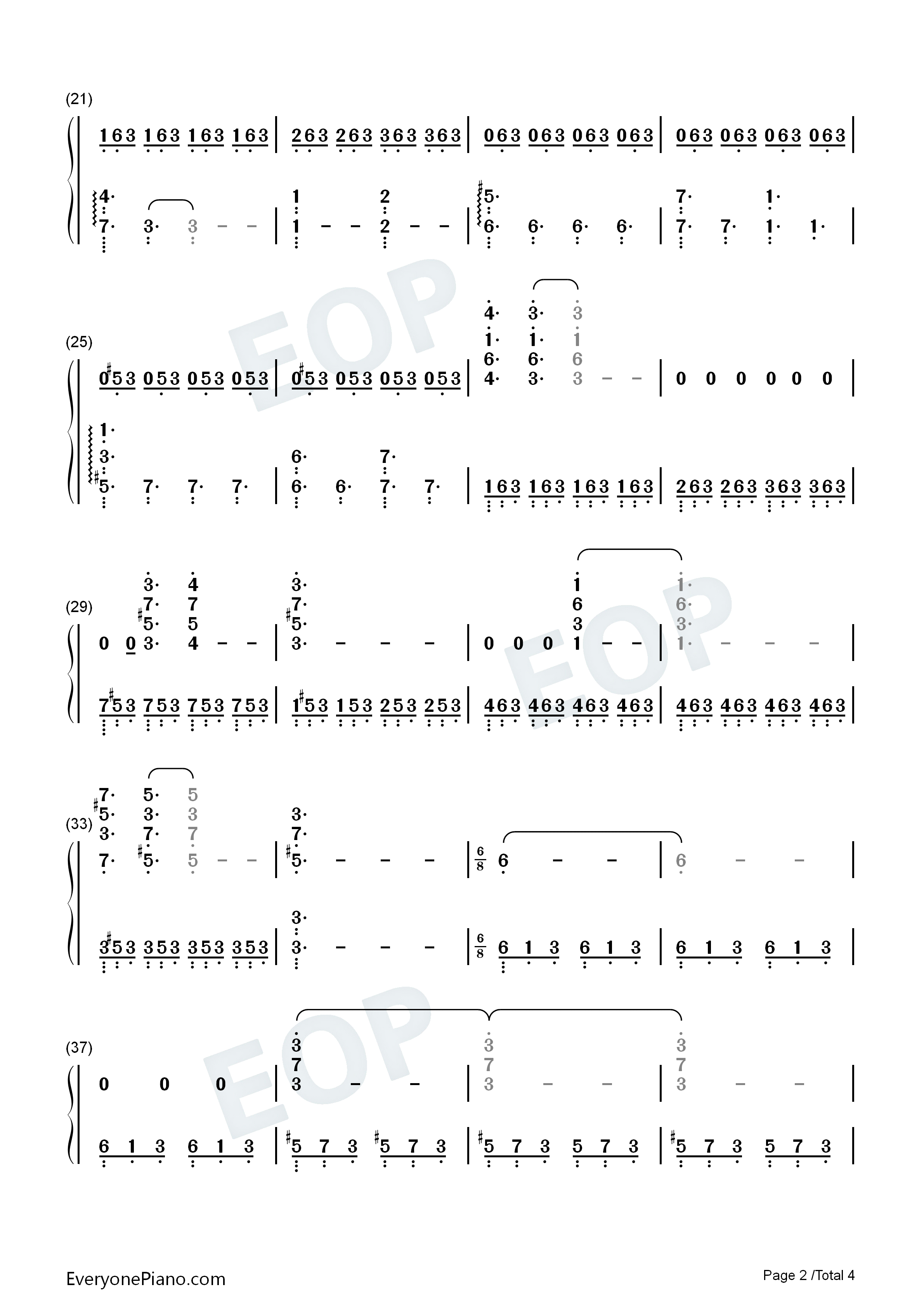 Fireflies钢琴简谱_Lorne_Balfe演唱
