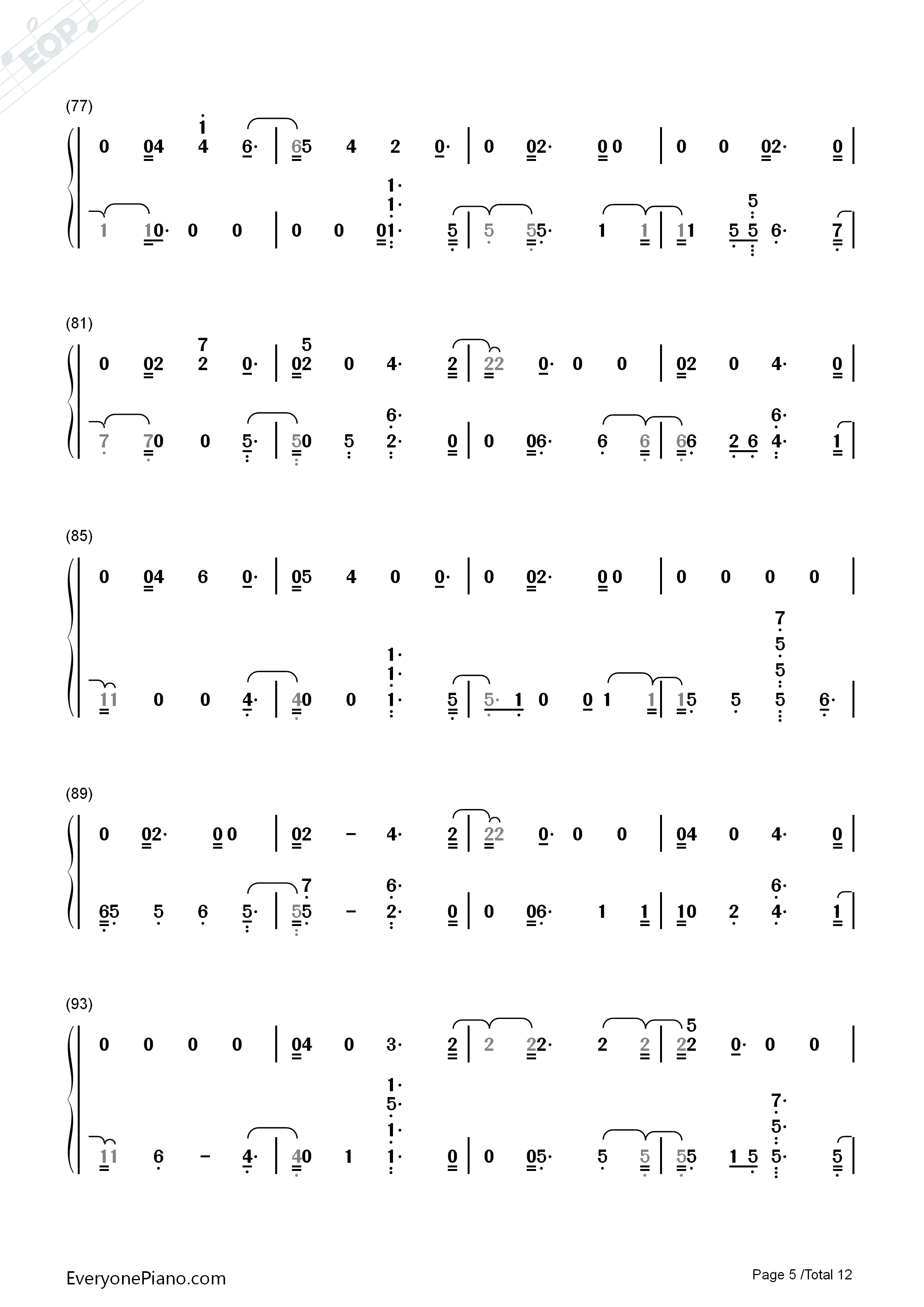 Say_Something钢琴简谱_Justin_Timberlake演唱