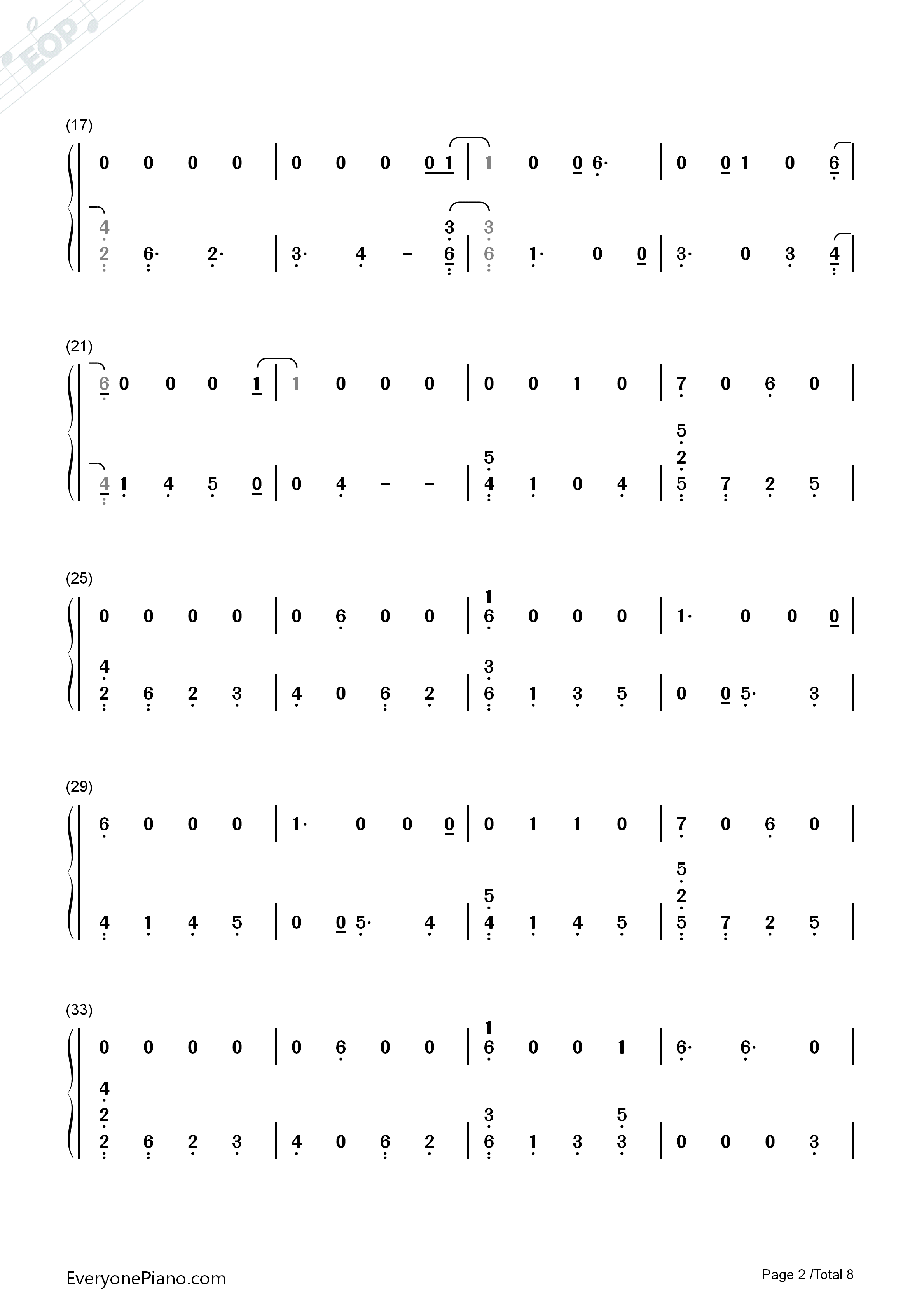 Dancing_With_Our_Hands_Tied钢琴简谱_Taylor_Swift演唱
