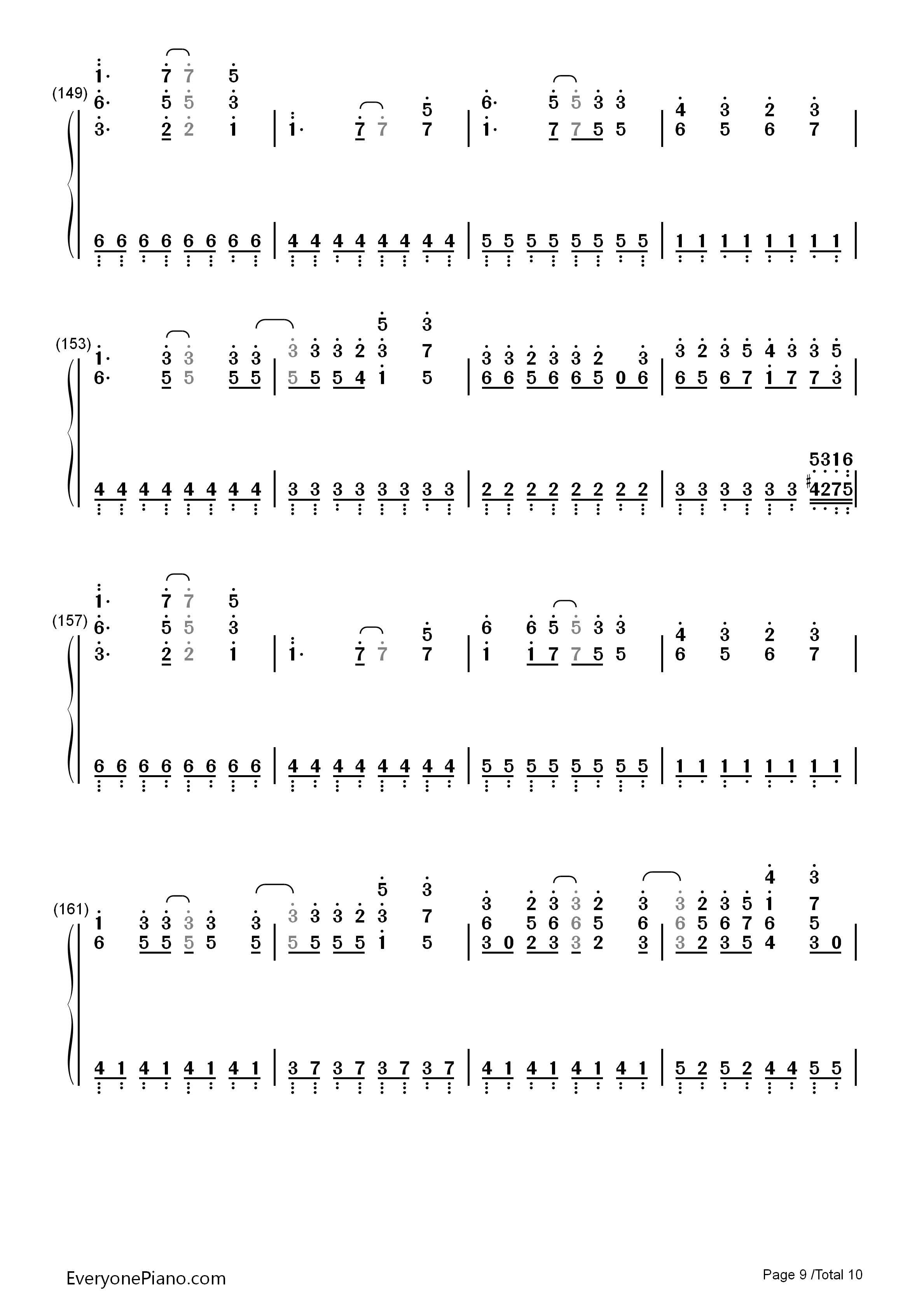 からくり卍ばーすと钢琴简谱_镜音リンAppend_镜音レンAppend演唱