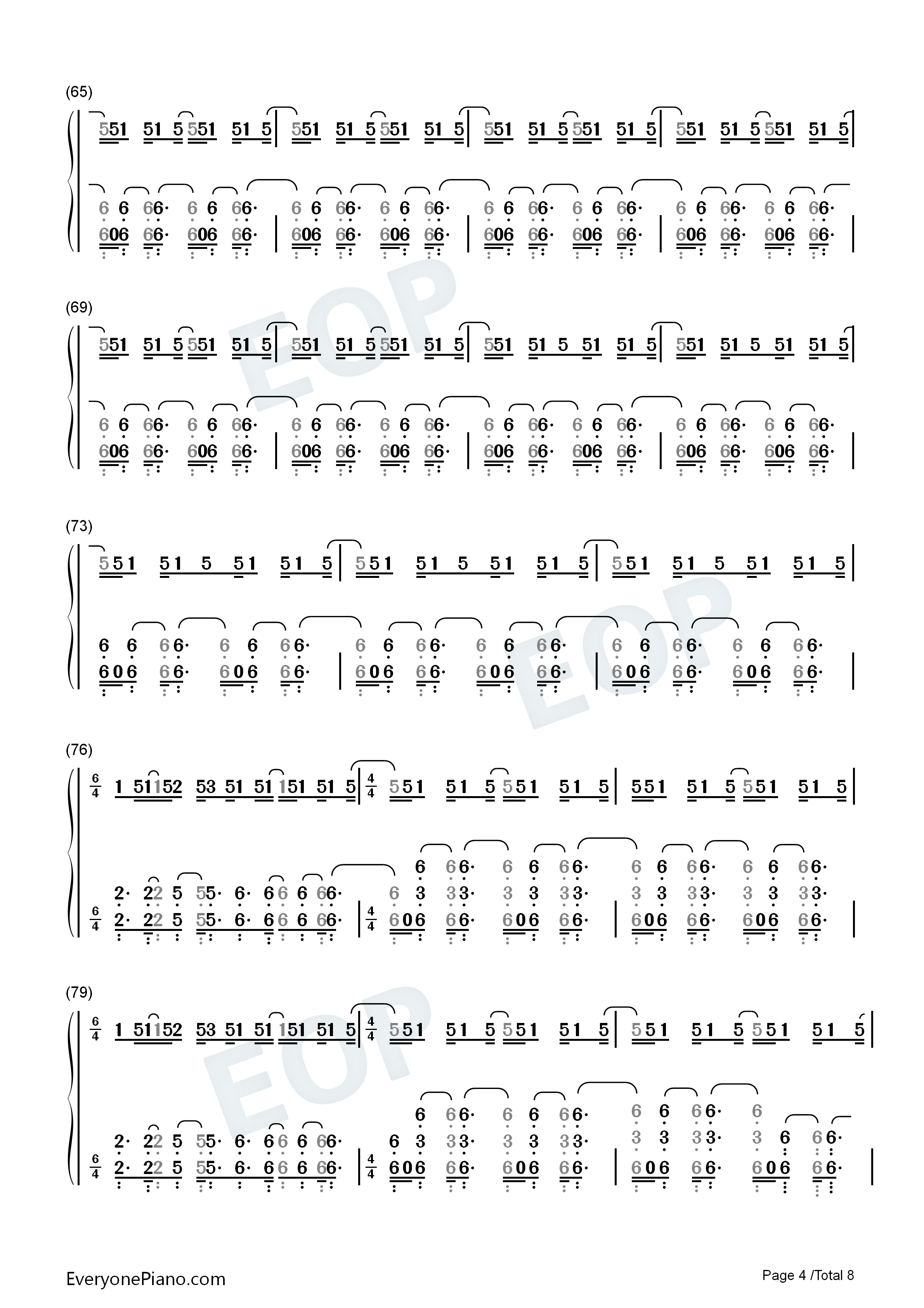 Strobe钢琴简谱_Deadmau5演唱