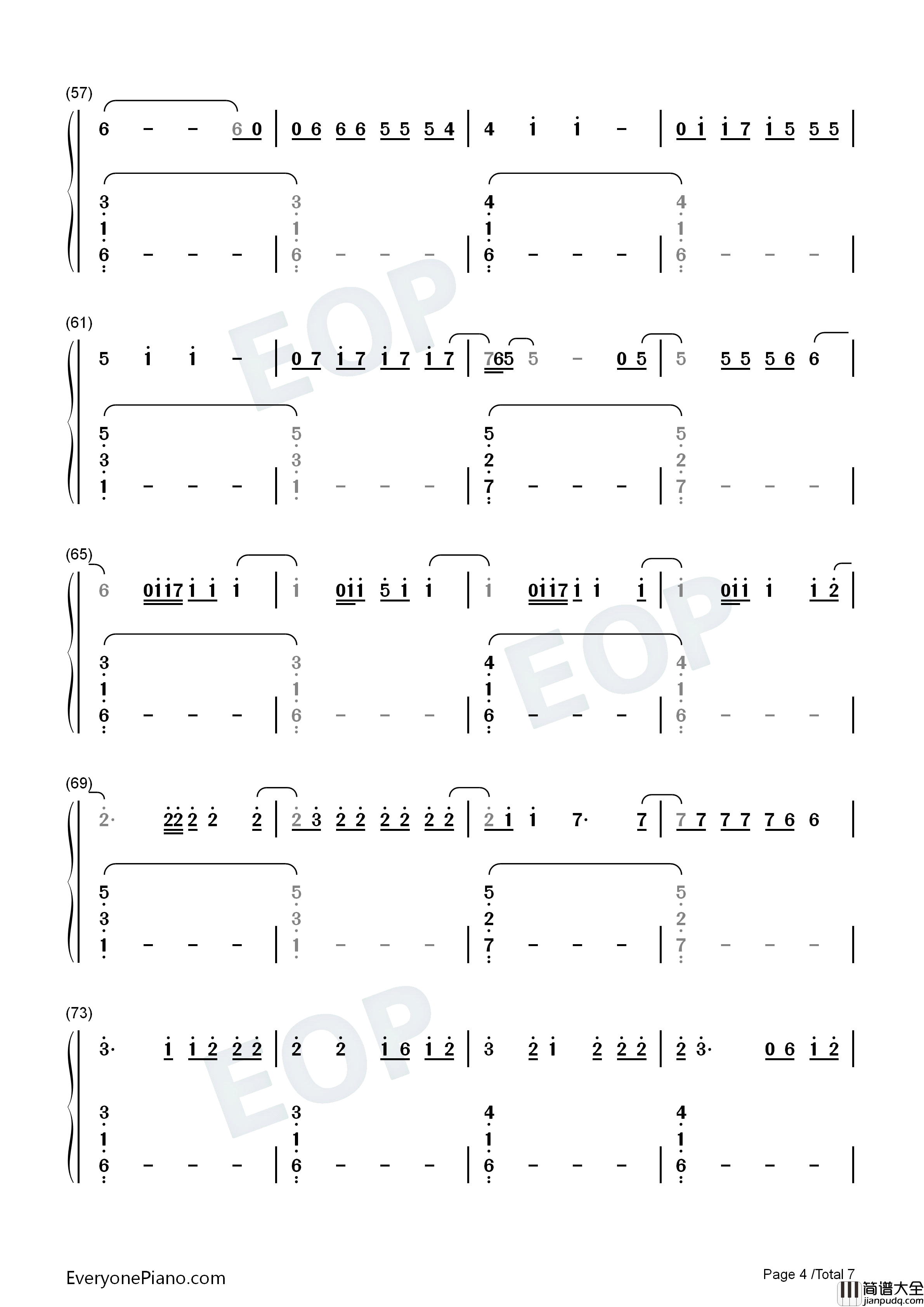 Shivers钢琴简谱_Ed_Sheeran演唱