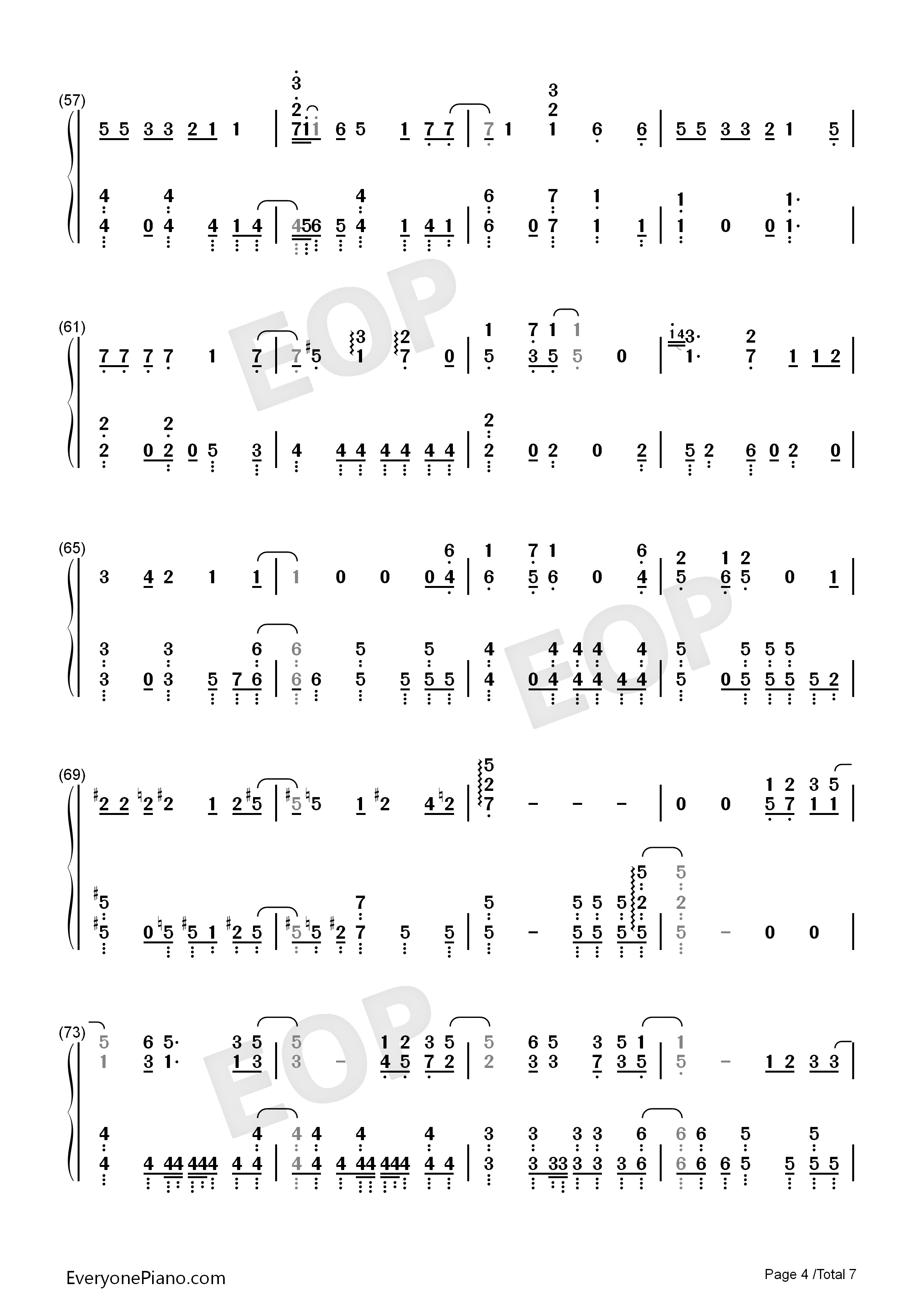 fallen_down钢琴简谱_イカロス(早见沙织)演唱