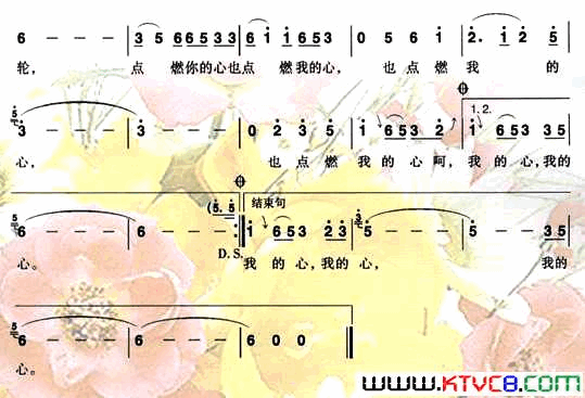 花一样的岁月花一样的年轮简谱_宋祖英演唱_方波涛/孟庆云词曲