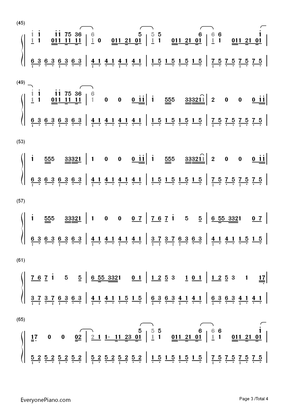 Man_on_a_Wire钢琴简谱_The_Script演唱