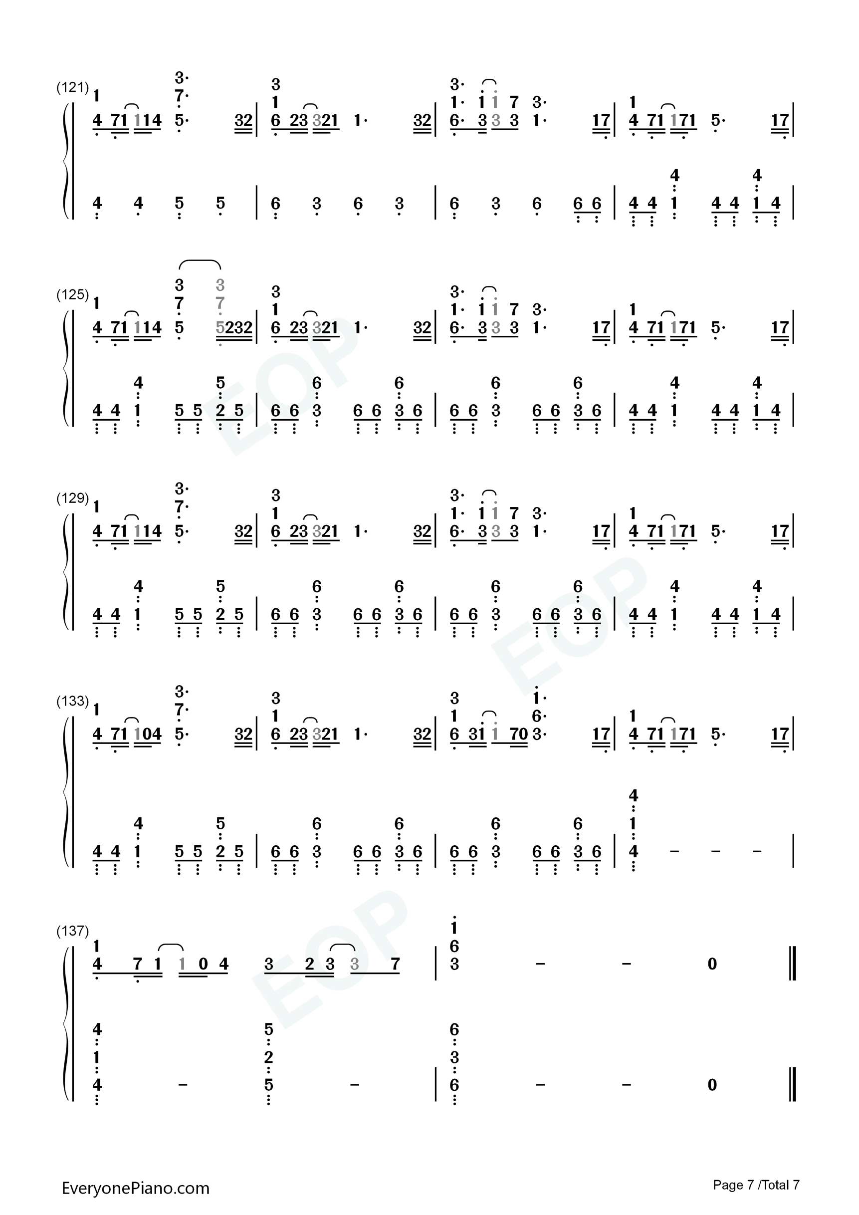 dorchadas钢琴简谱_Rita演唱
