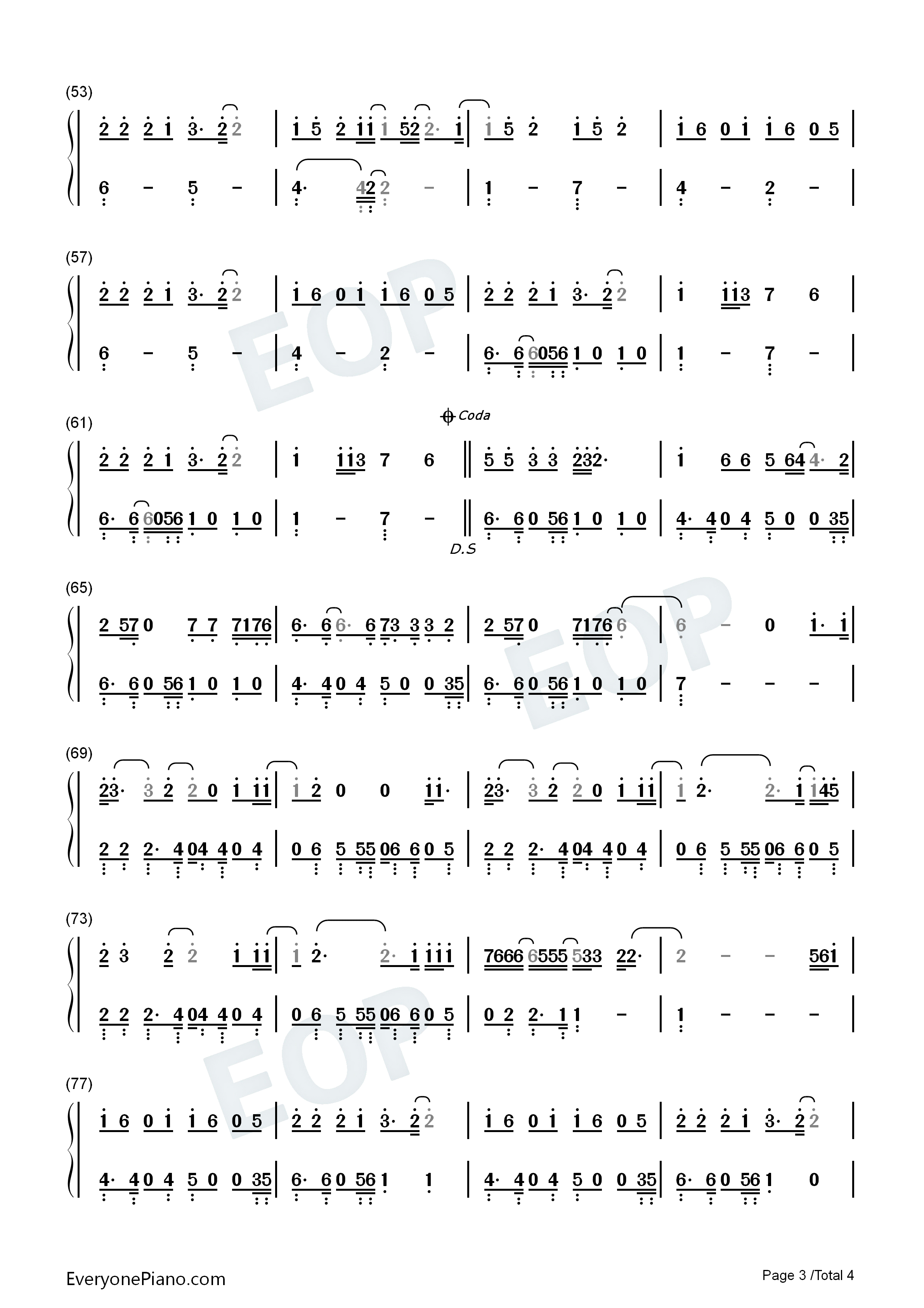 Higher钢琴简谱_Clean_Bandit_Iann_Dior演唱