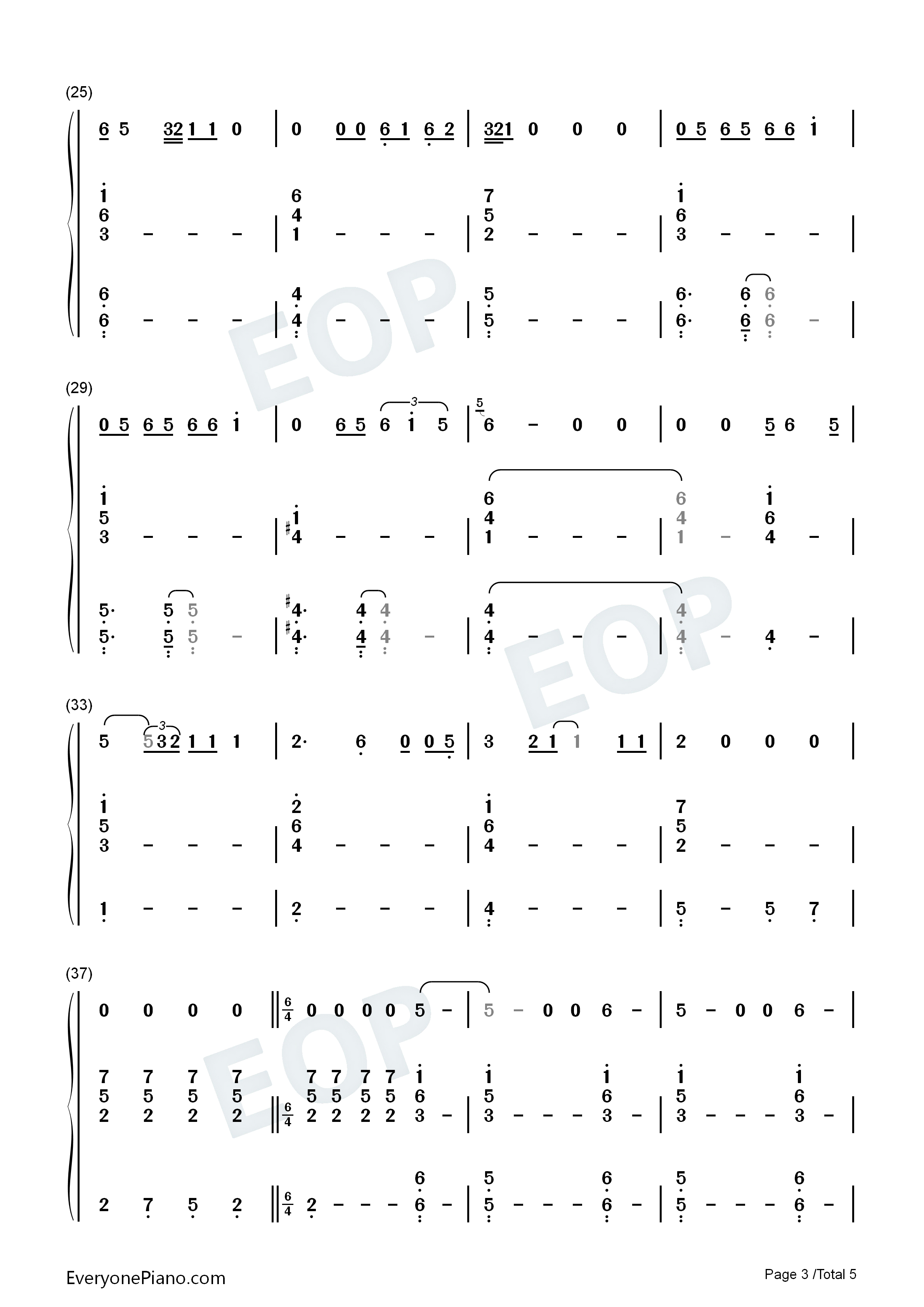 Your_Song钢琴简谱_Ellie_Goulding演唱