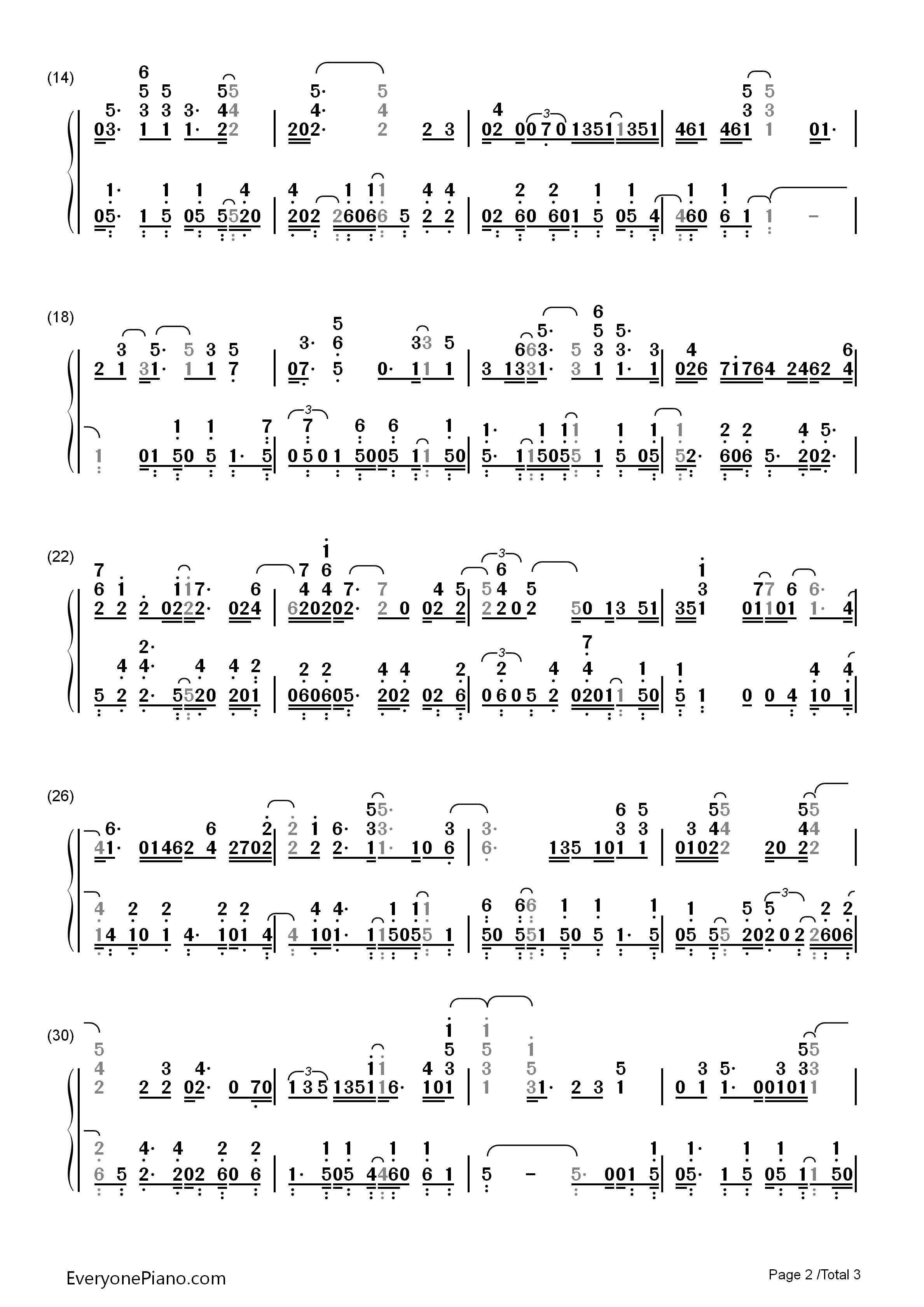 Que_Sera_Sera_(Whatever_Will_Be_Will_Be)钢琴简谱_Jay_Livingston_&_Ray_Evans演唱