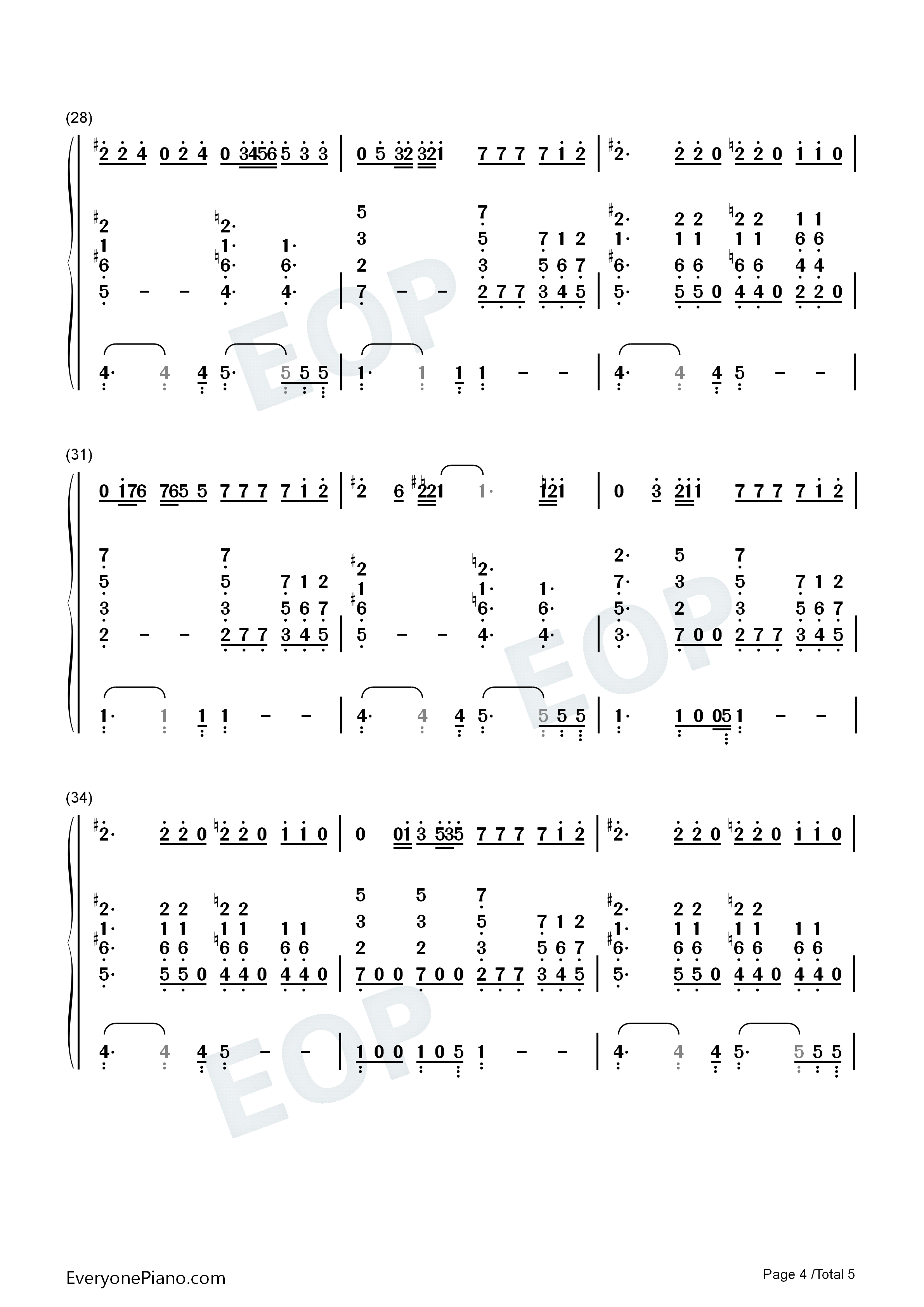 Always_and_Forever钢琴简谱_Luther_Vandross演唱